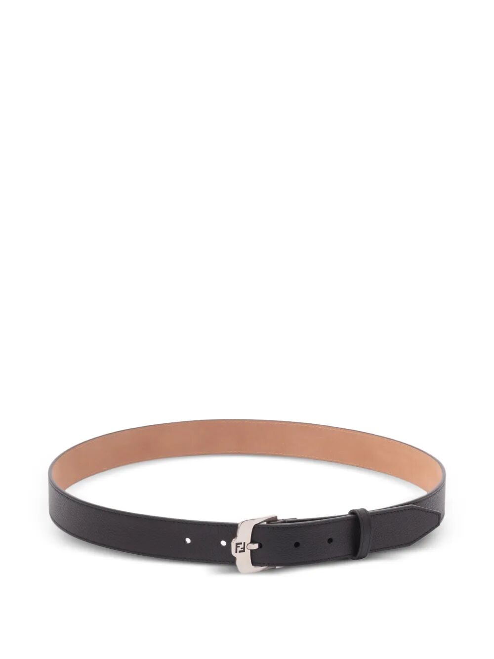 Hook Buckle Ff Leather Belt