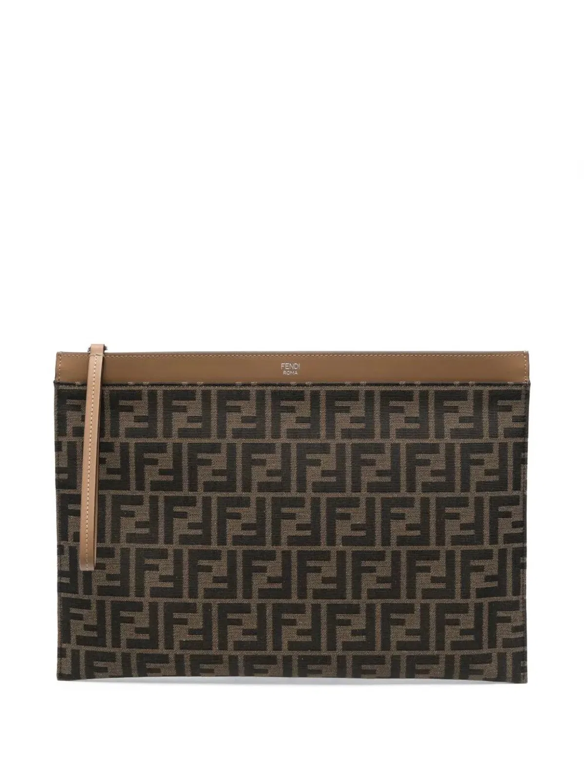 Monogram Design Clutch Bag