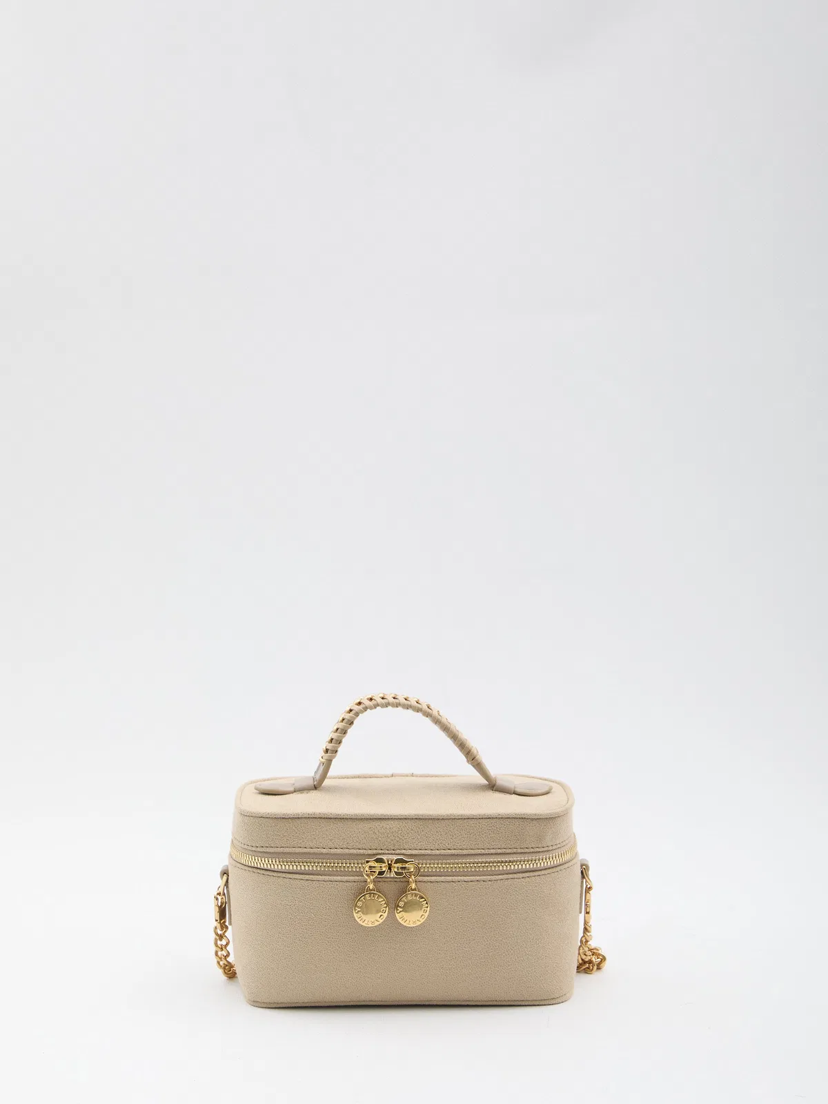 Stella Mccartney Gold Chain Falabella Cosmetic Case