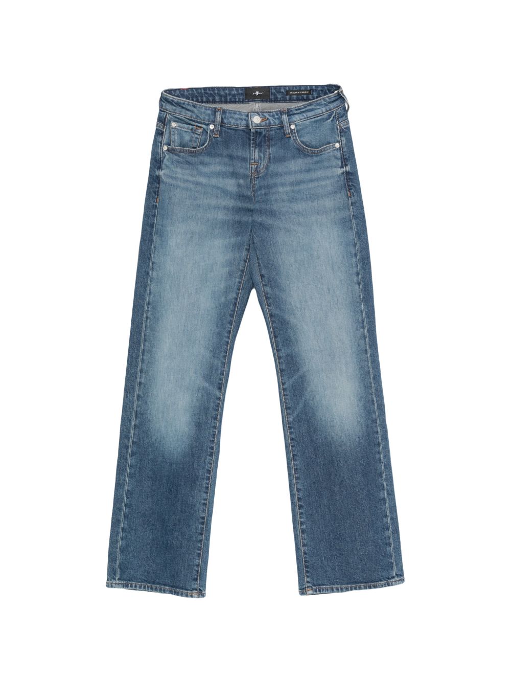 Low Straight Denim Jeans