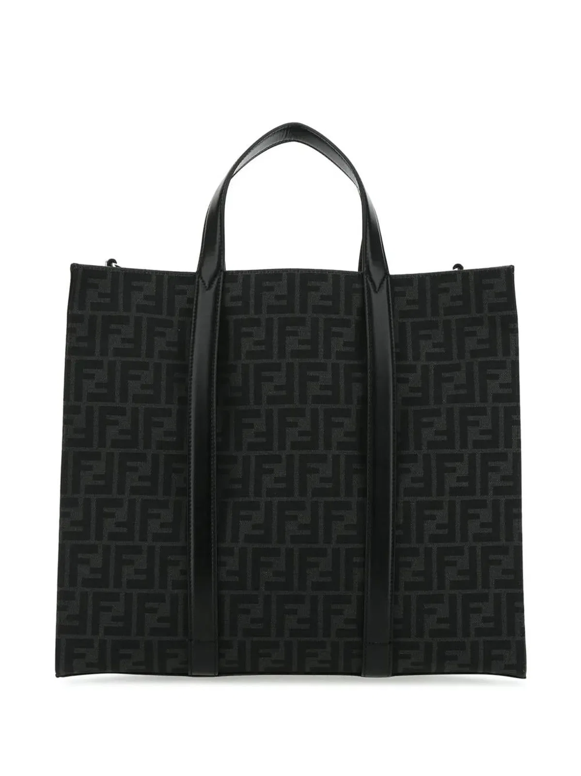 Black Leather Tote Bag
