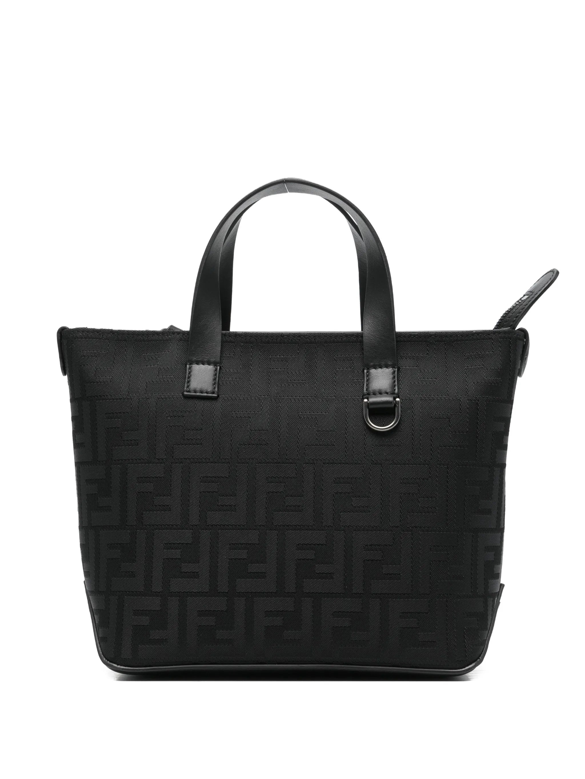 Black Nylon Totes Ff Shopping