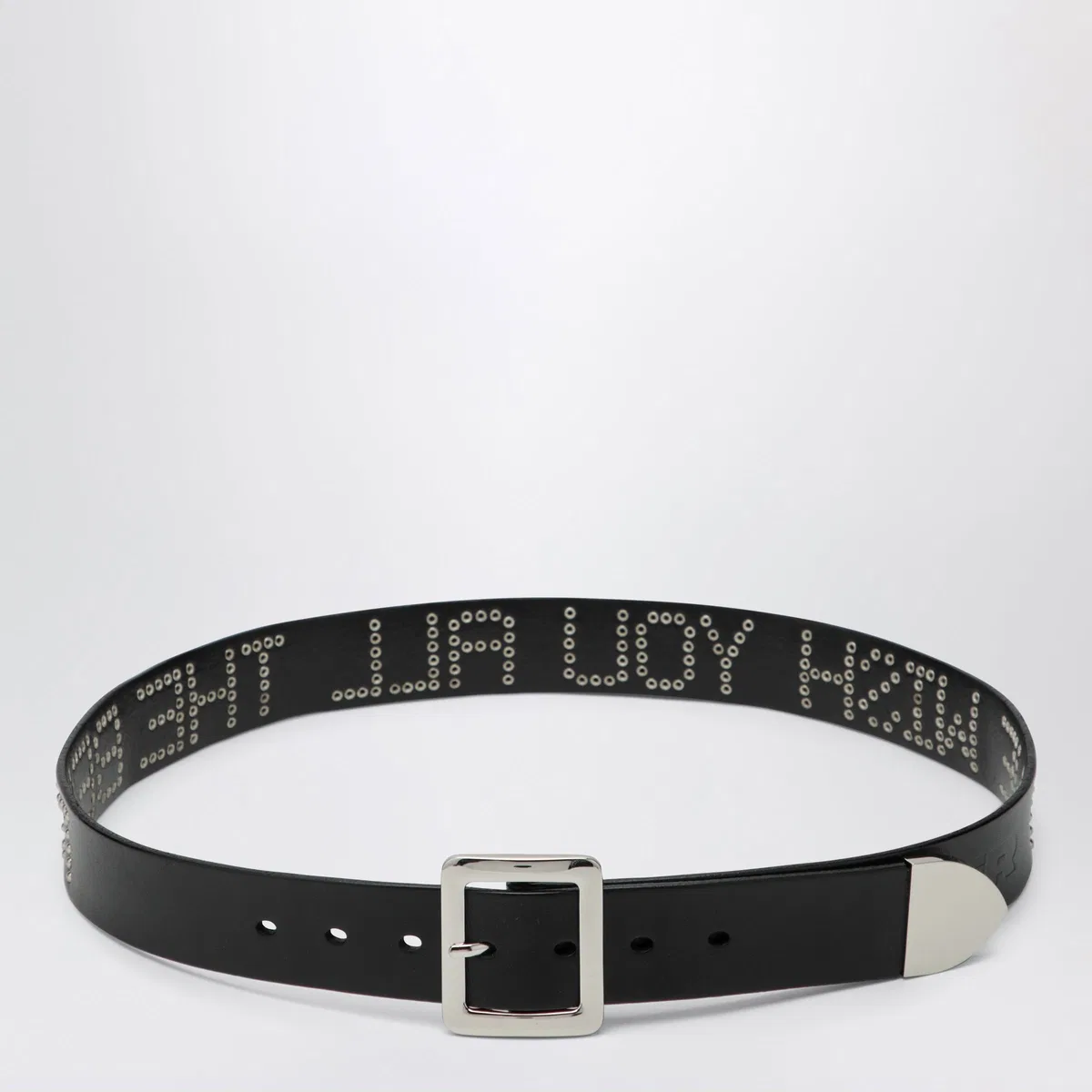 Black Leather We Wish You All The Best Belt