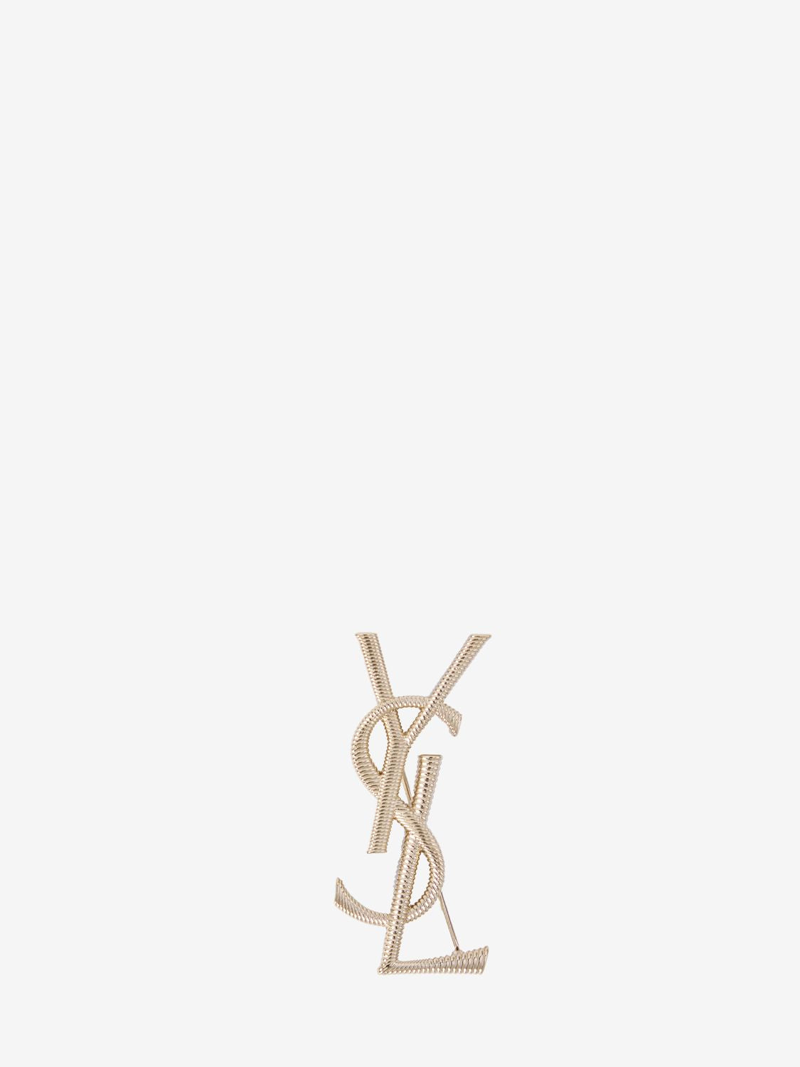 Cassandre Cord Texture Metal Brooch