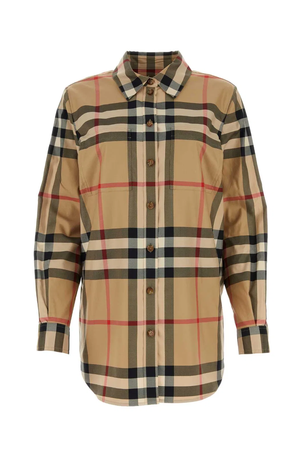 Burberry Embroidered Cotton Shirt