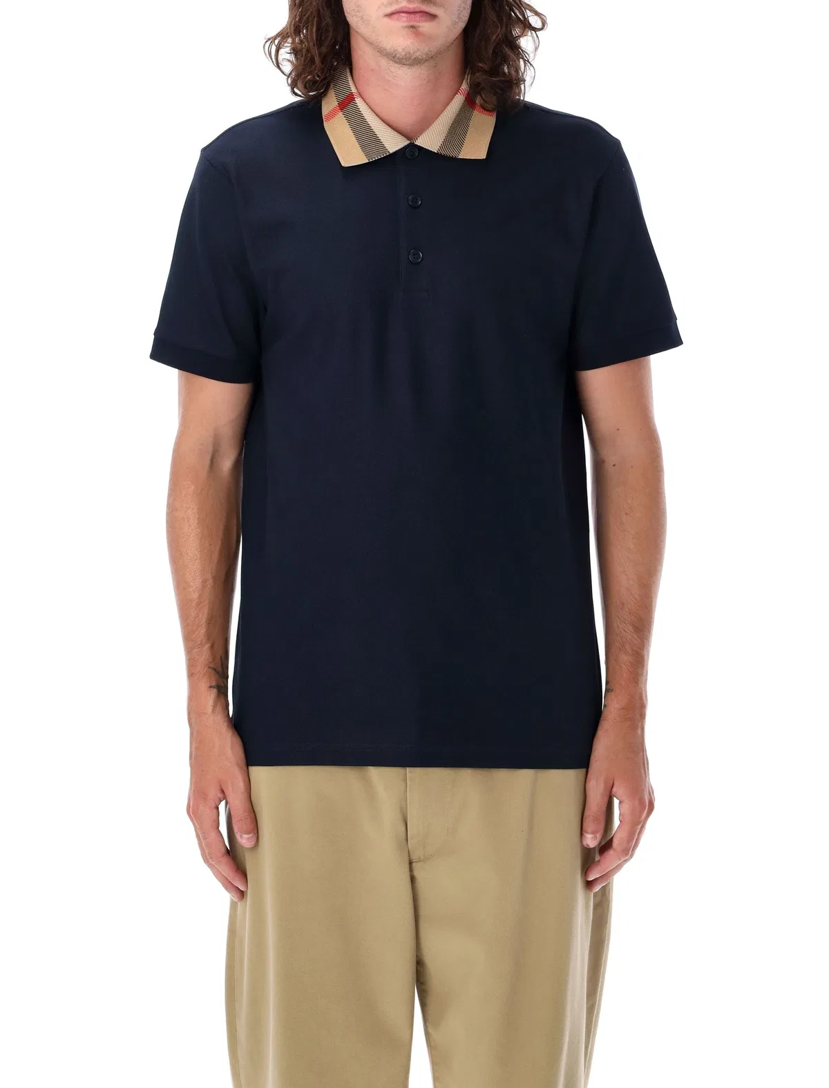 Burberry Midnight Blue Piquet Polo Shirt