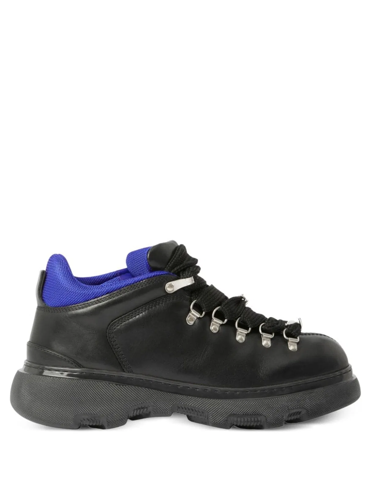 Burberry Black Calf Leather Ankle Boots