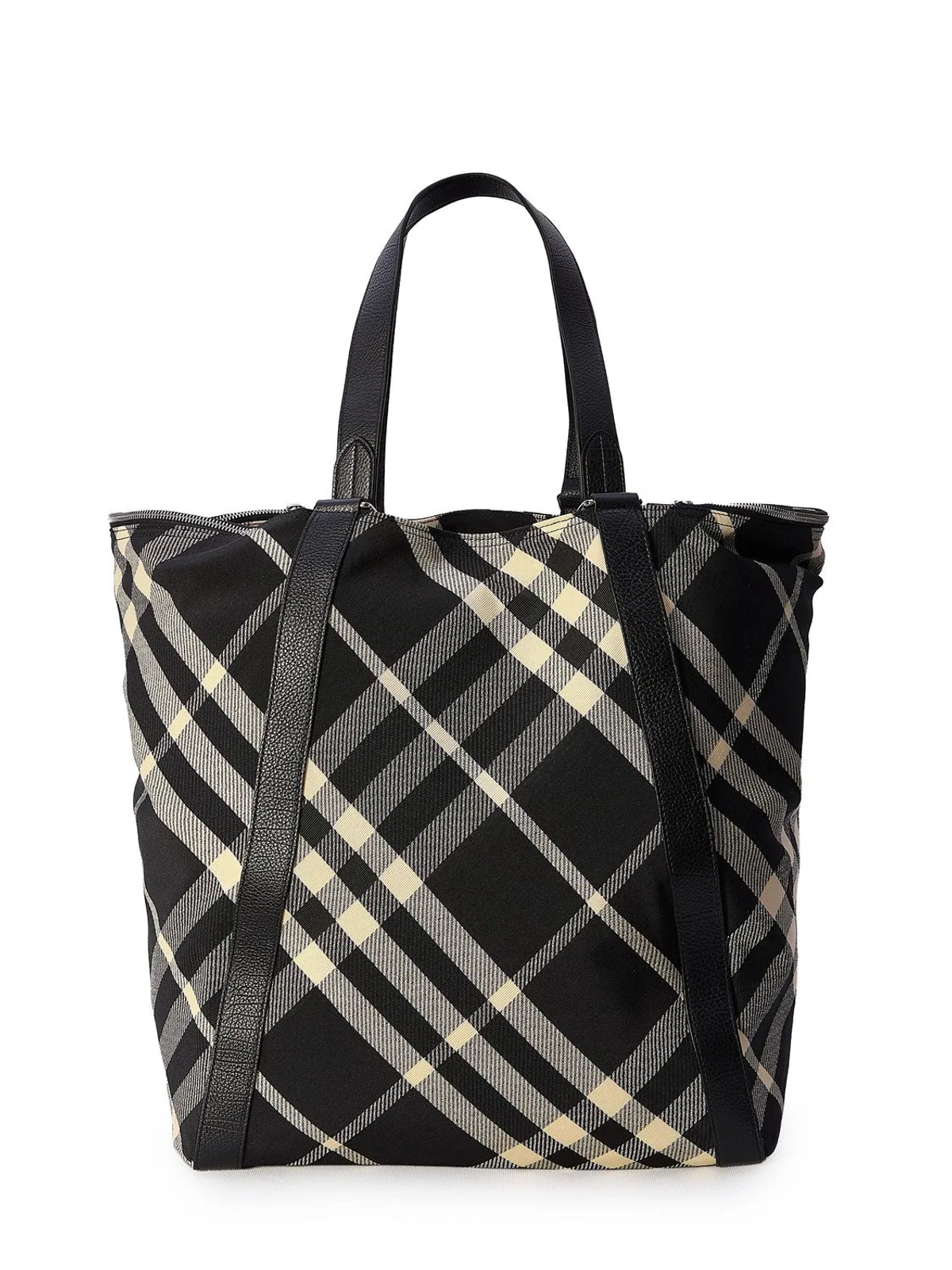 Burberry Embroidered Fabric Festival Shopping Bag