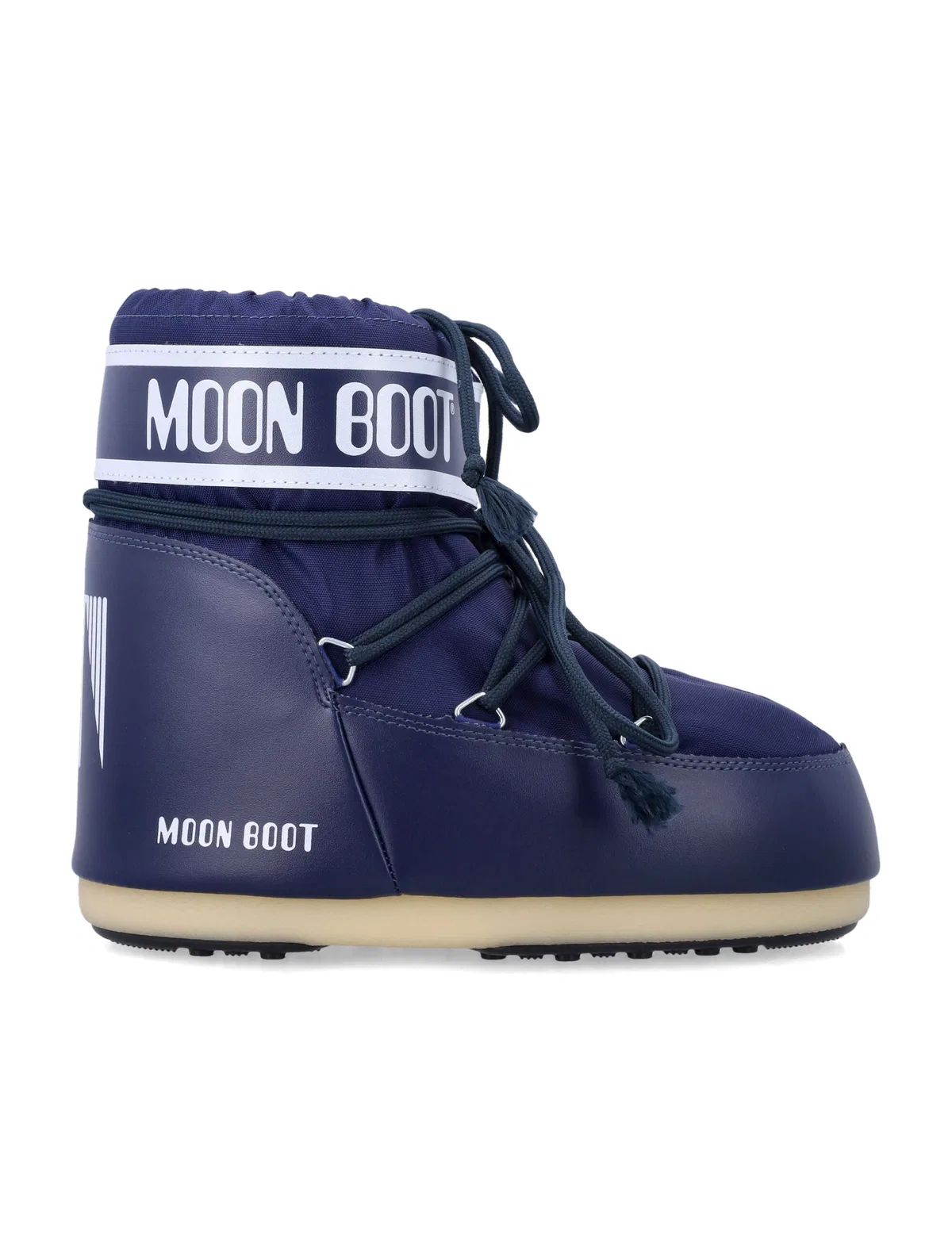 Moon Boot Icon Low Ankle Boots In Blue