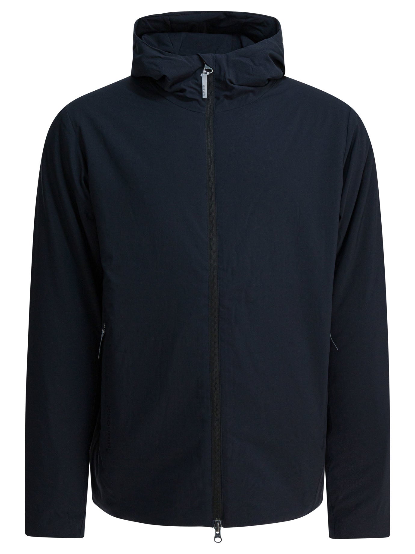 Black Recycled Polyester Blend Jacket