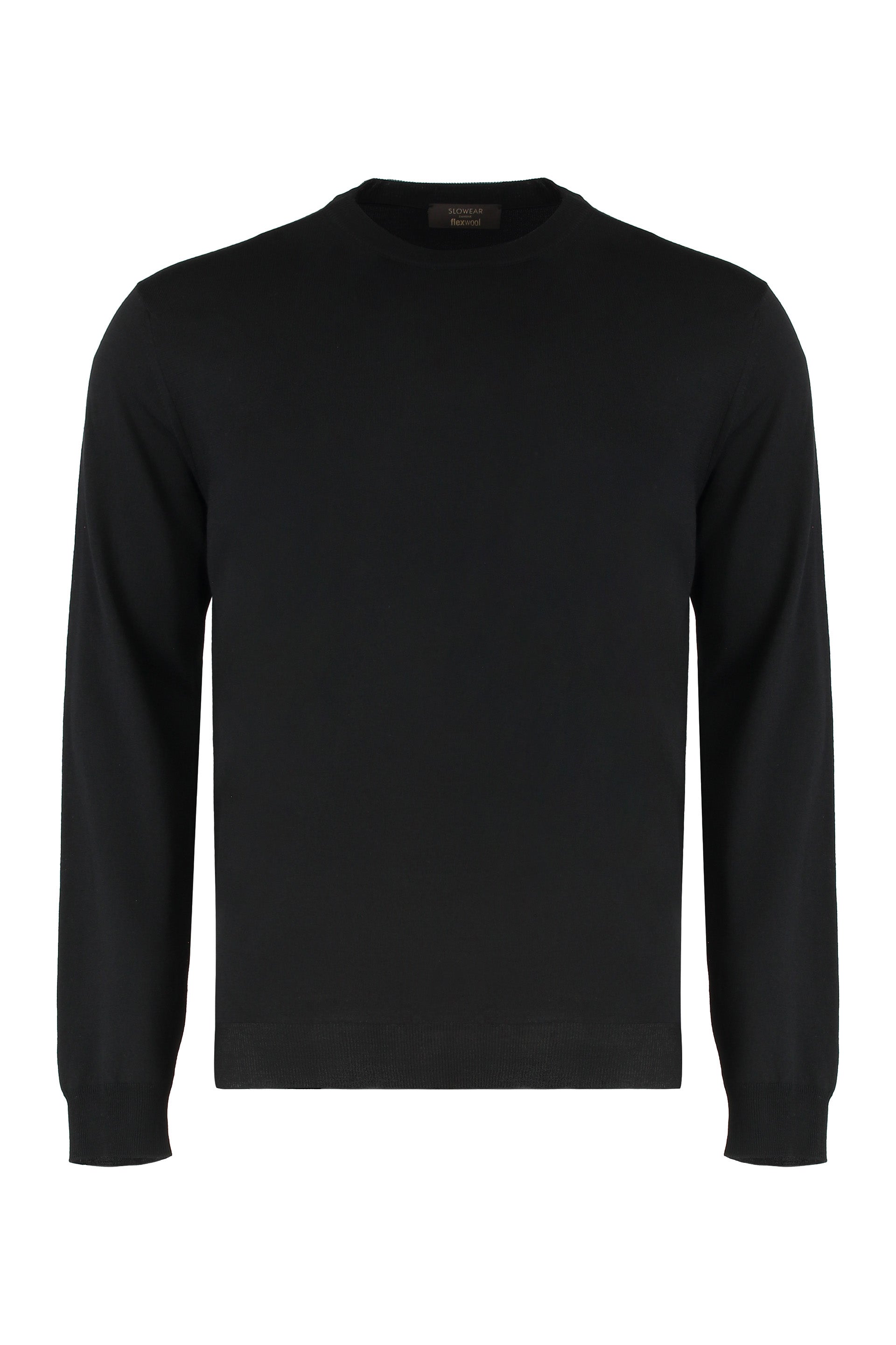 Sweater With Round Neck In Wool