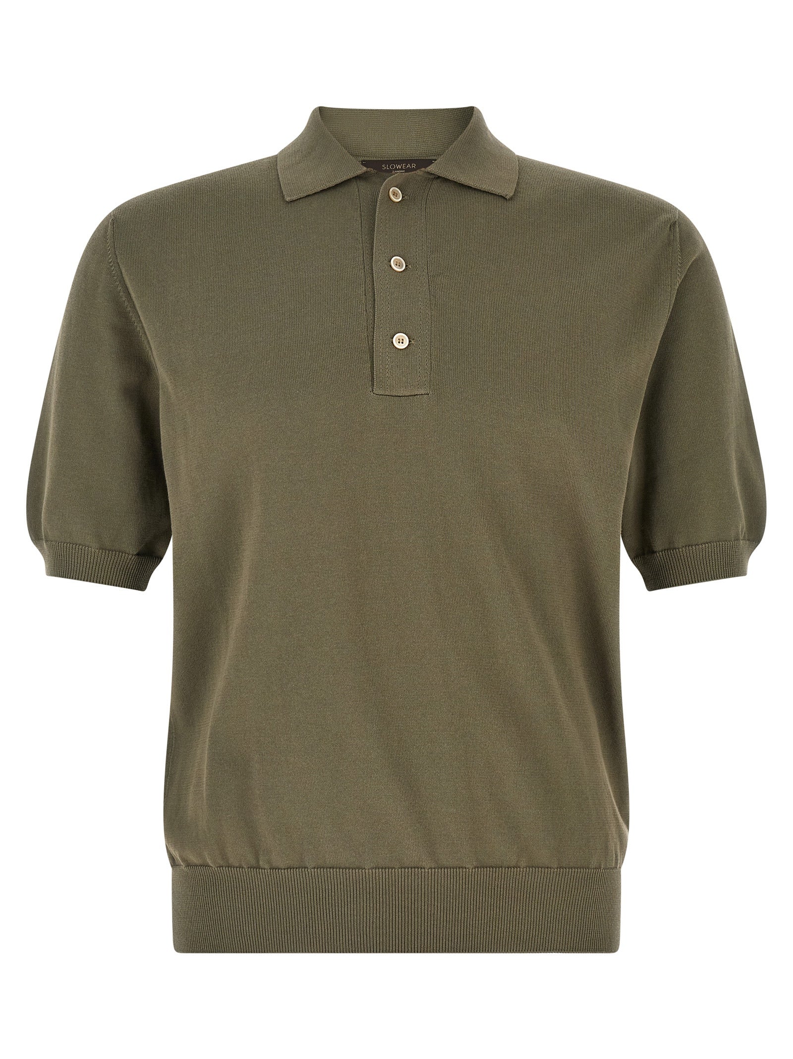 Cotton Knit Polo Shirt