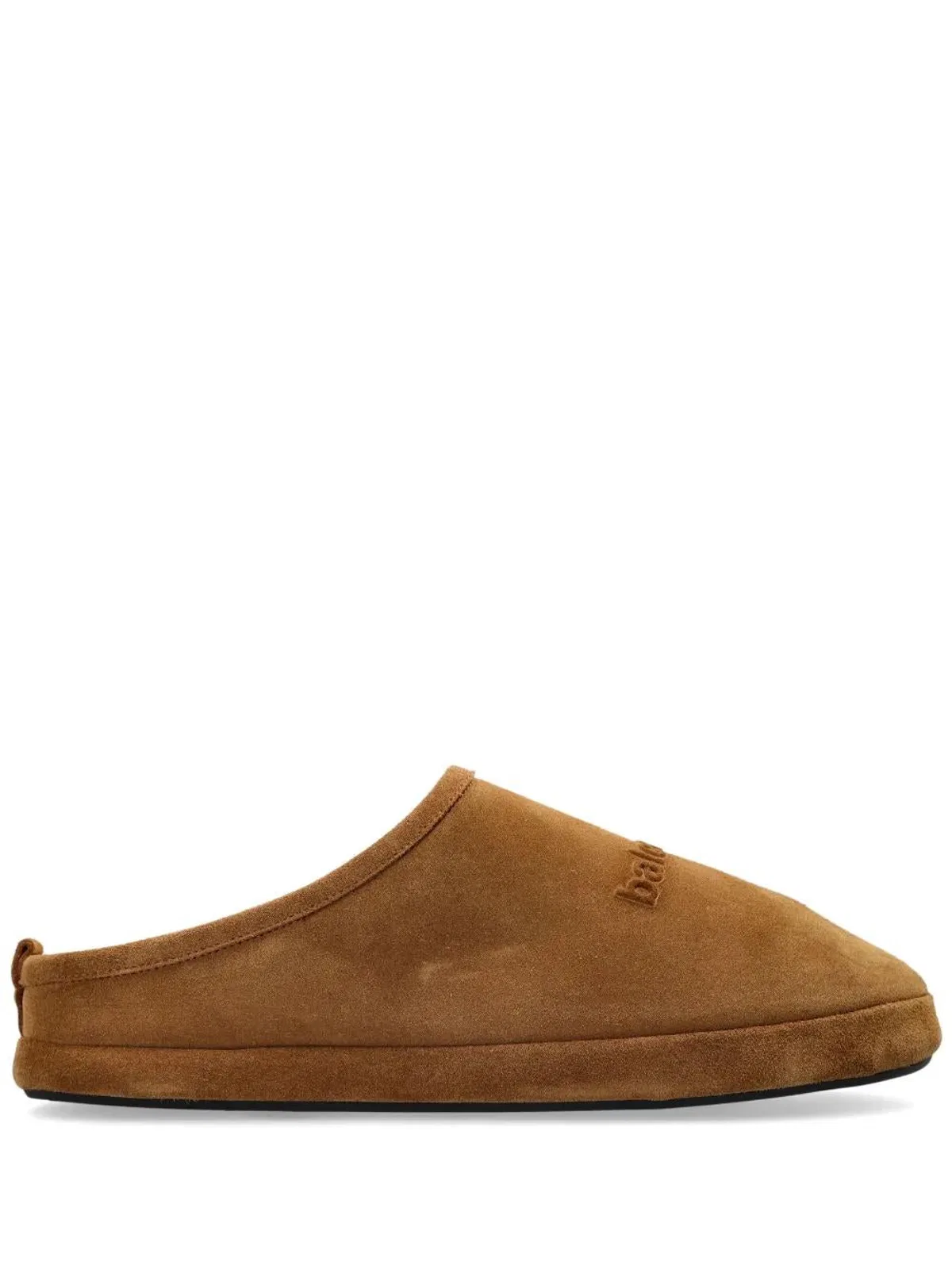 Beige Suede Mules