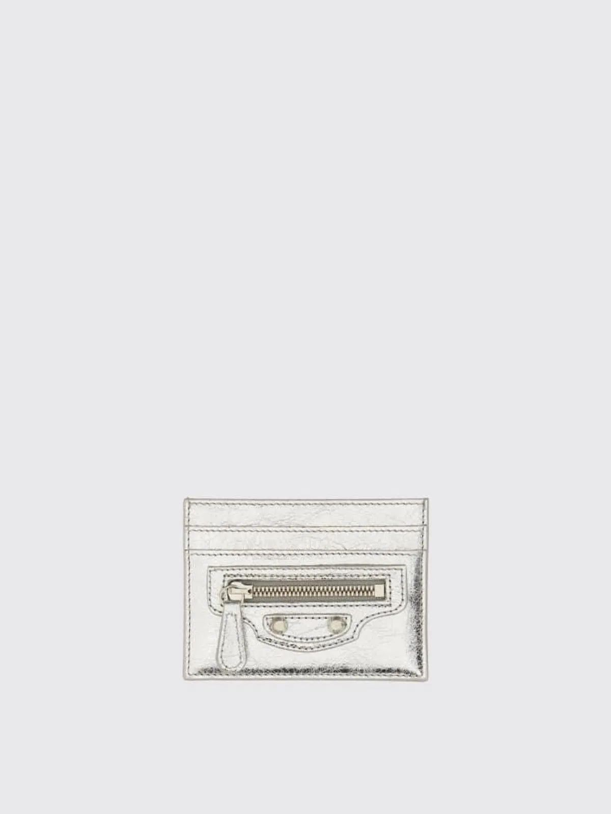 Balenciaga Card Holder Le City In Silver