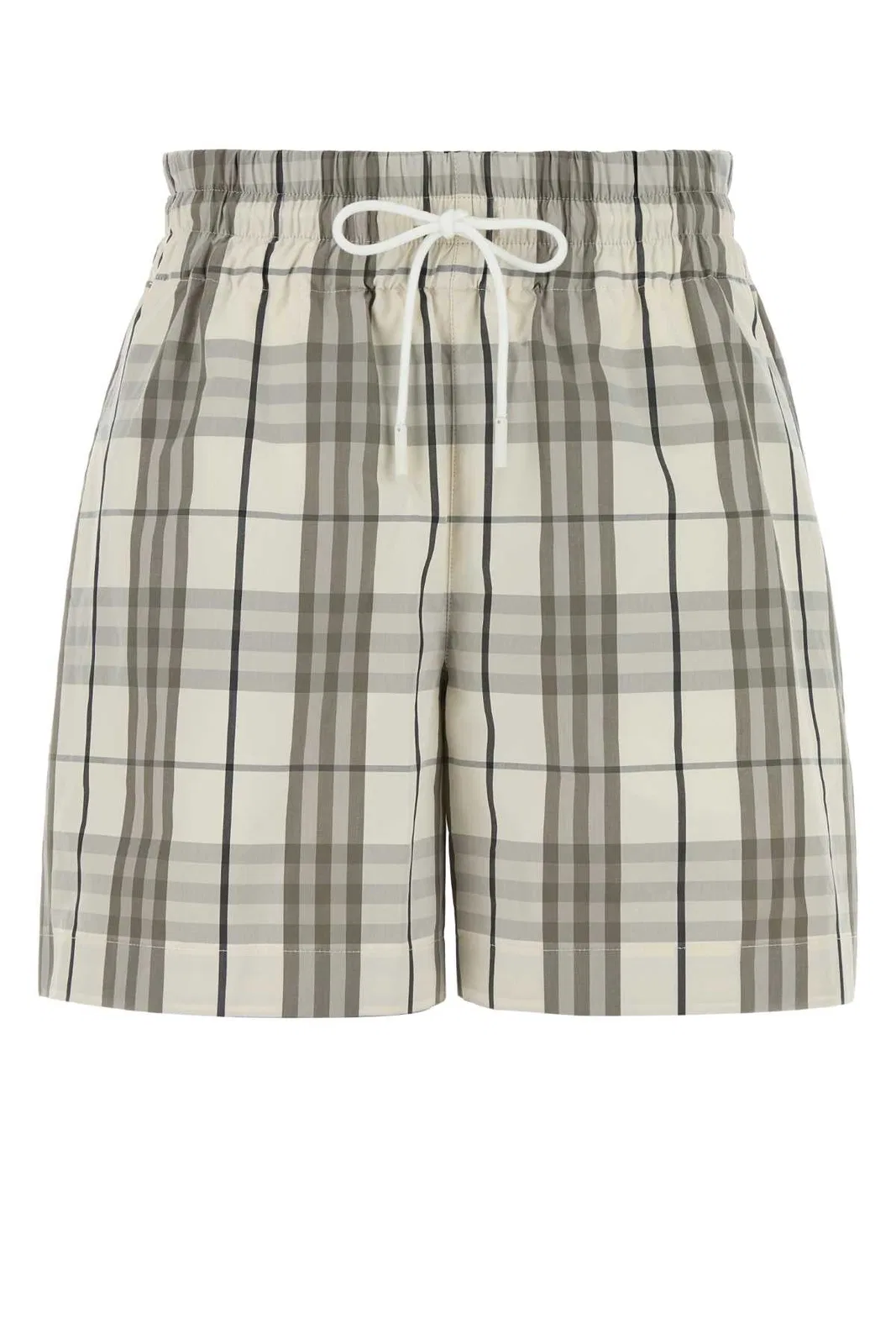 Embroidered Poplin Shorts