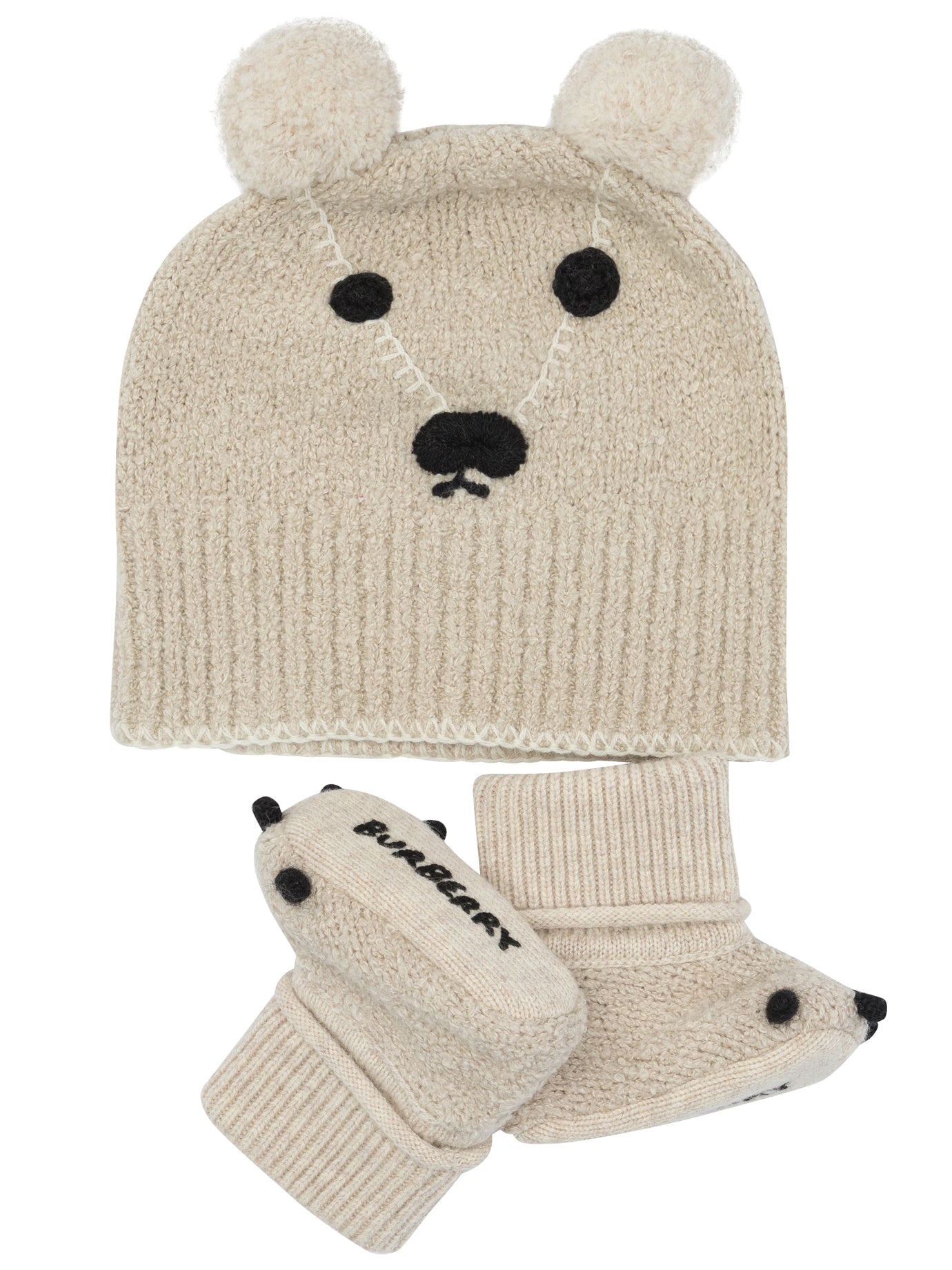 Kids Beige Cotton Cashmere Kids Accessories