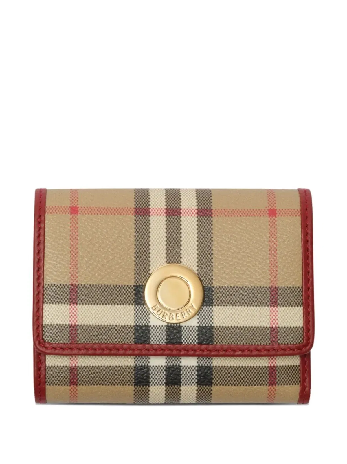 Burberry Small Check Folding Wallet