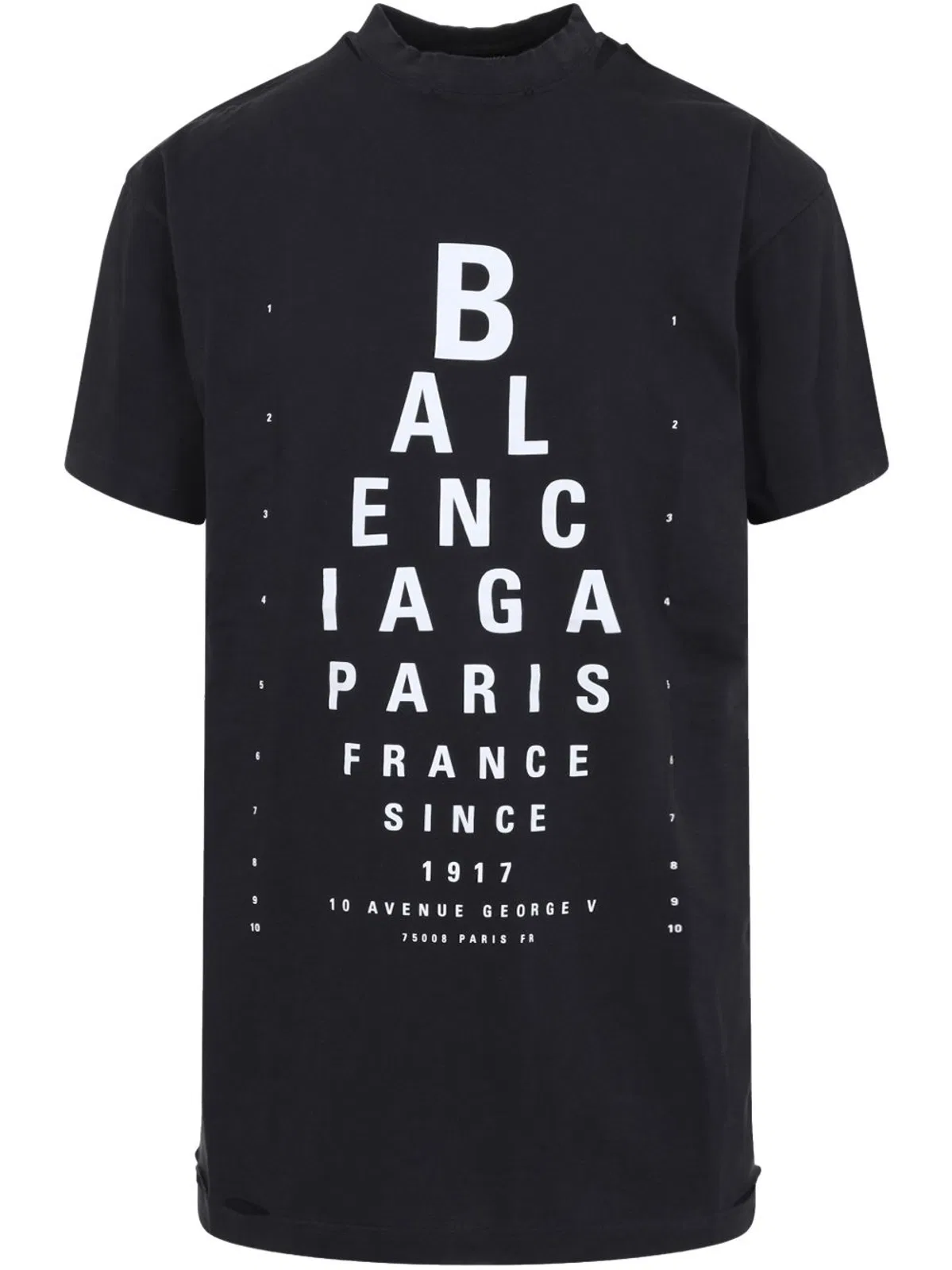 Balenciaga Optical Cotton T-Shirt