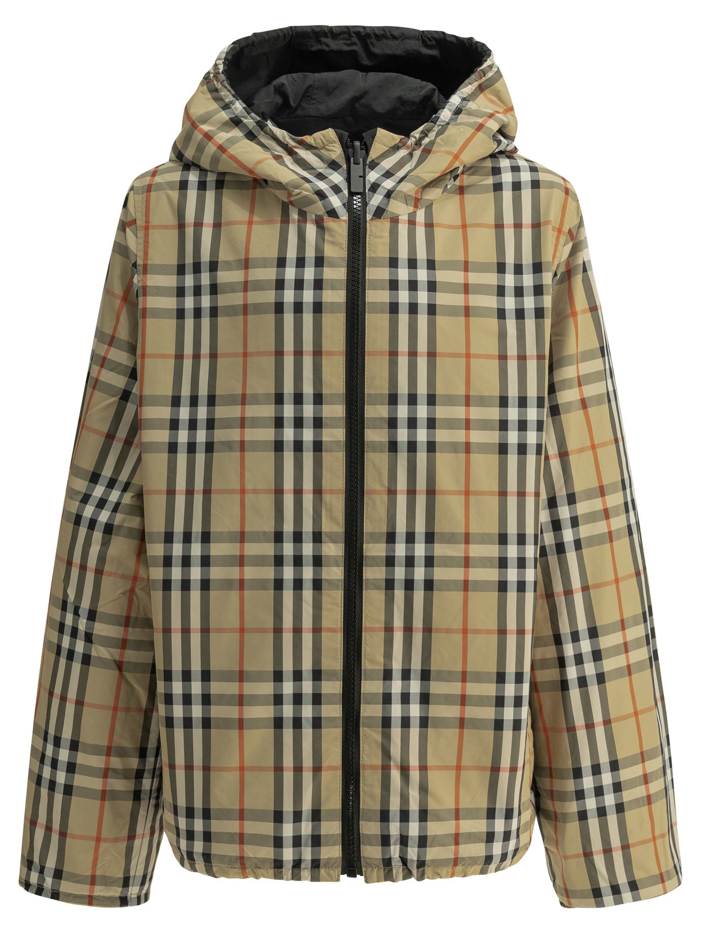 Kids Beige Nylon Jacket