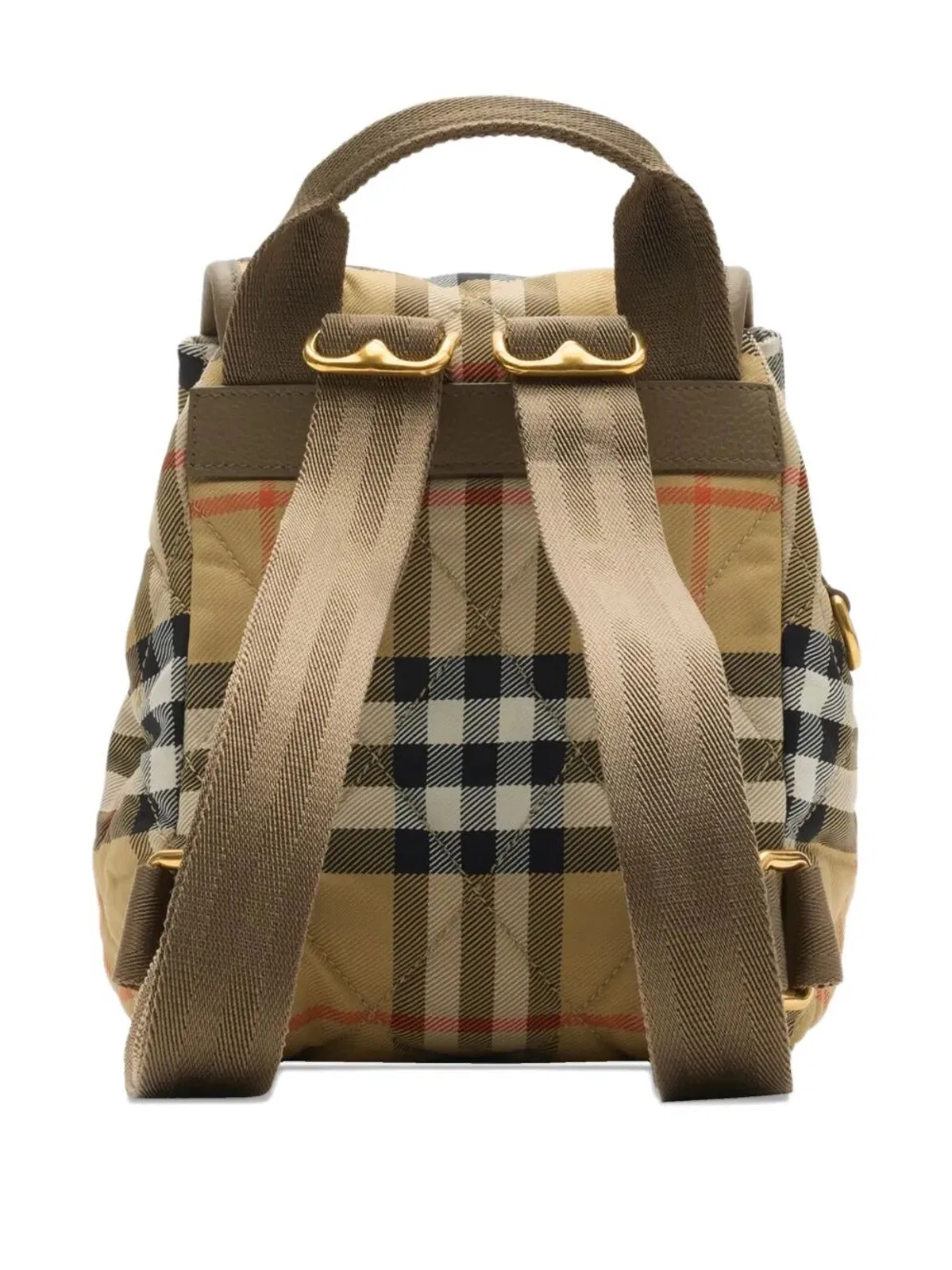 Burberry Sand Ip Check Mini Backpack In Beige