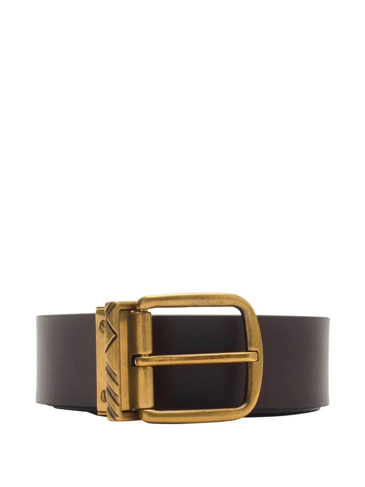 Reversible Check Buckle Belt