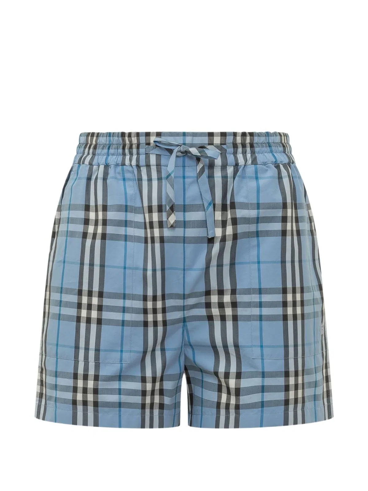 Cornflower Blue Cotton Shorts
