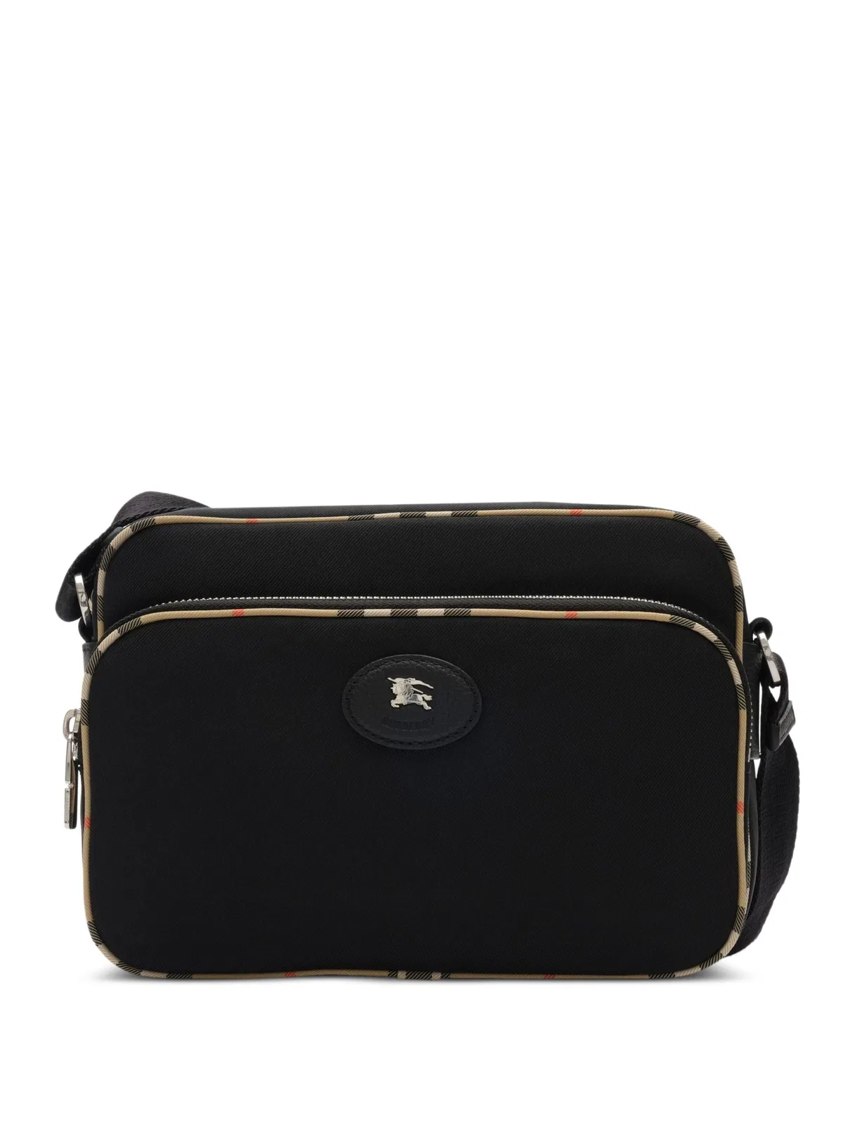Check-Trim Crossbody Bag