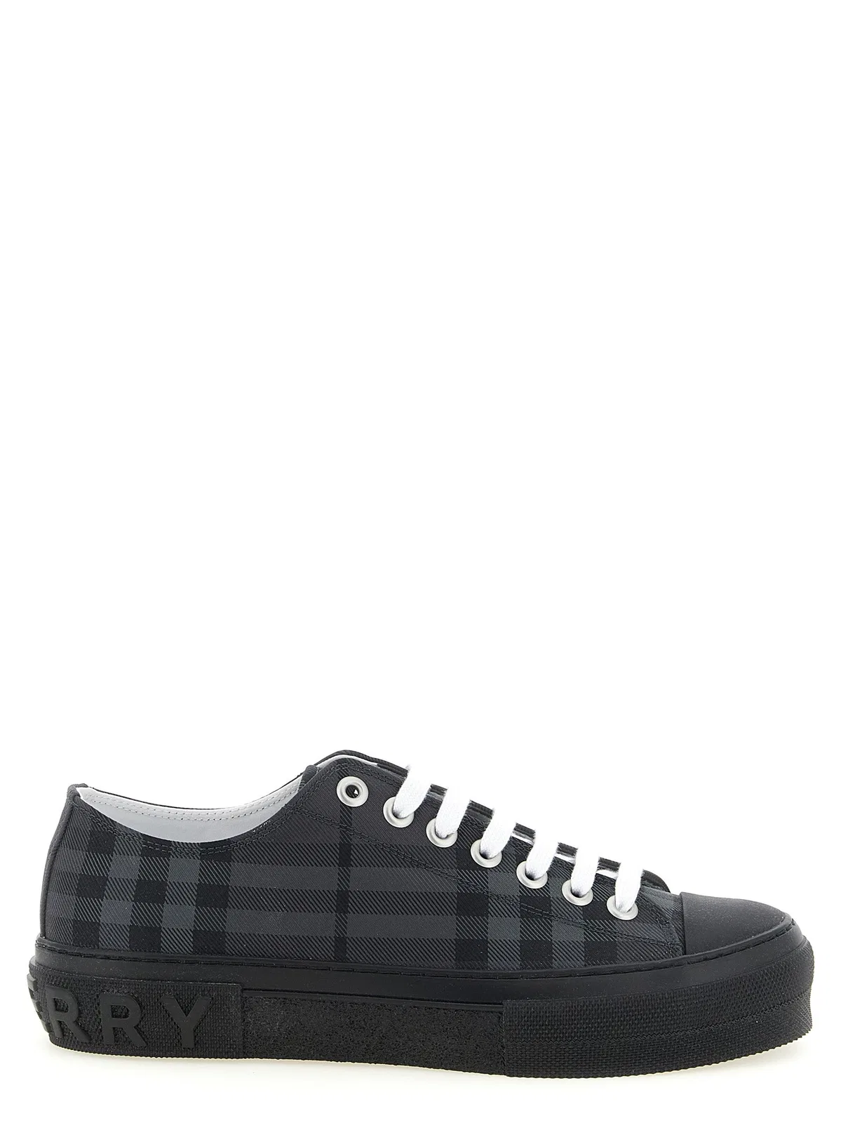 Check Print Sneakers