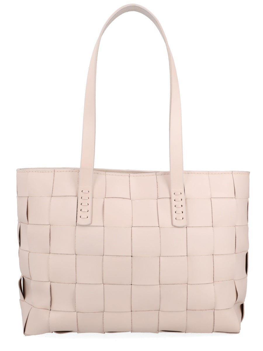 Beige Leather Handbag