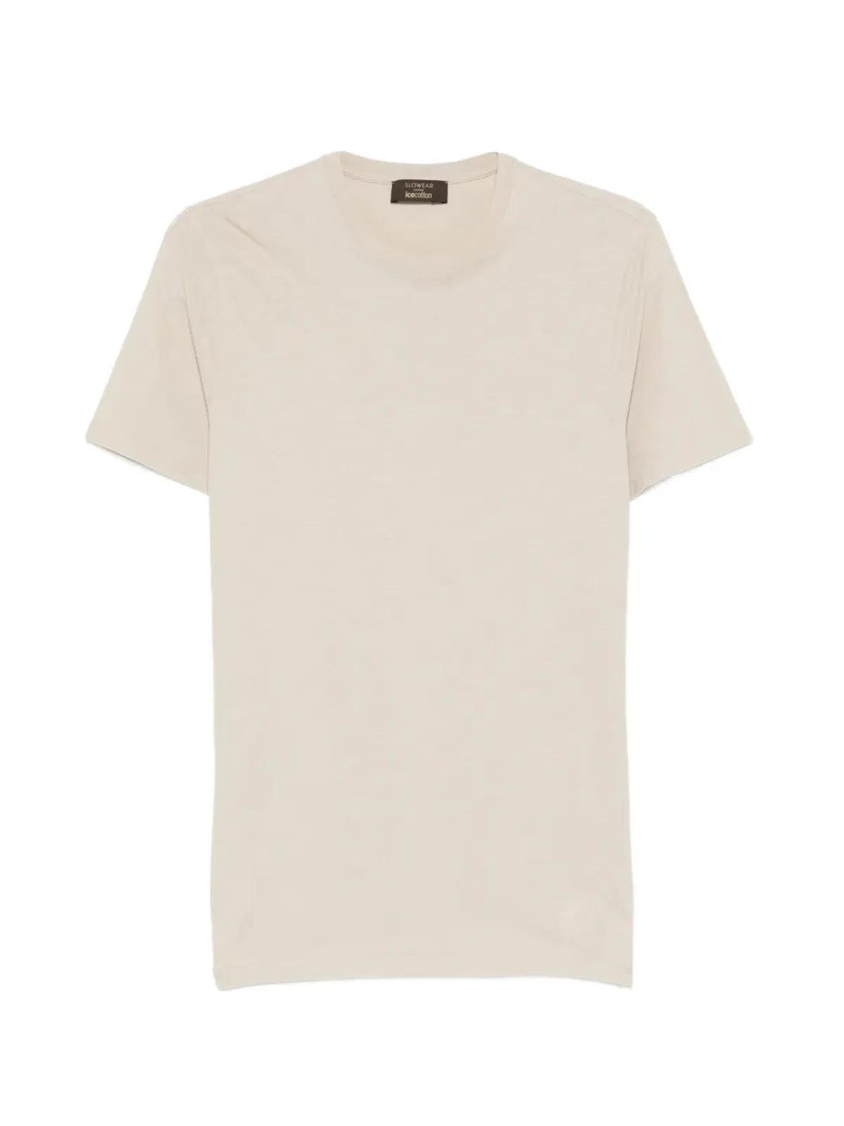Zanone Short Sleeves T-shirt In Beige