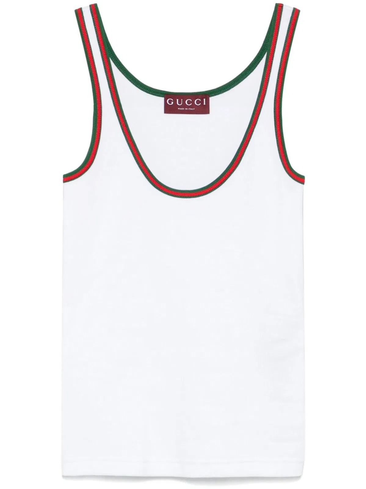 Gucci Rib Tank Top With Web