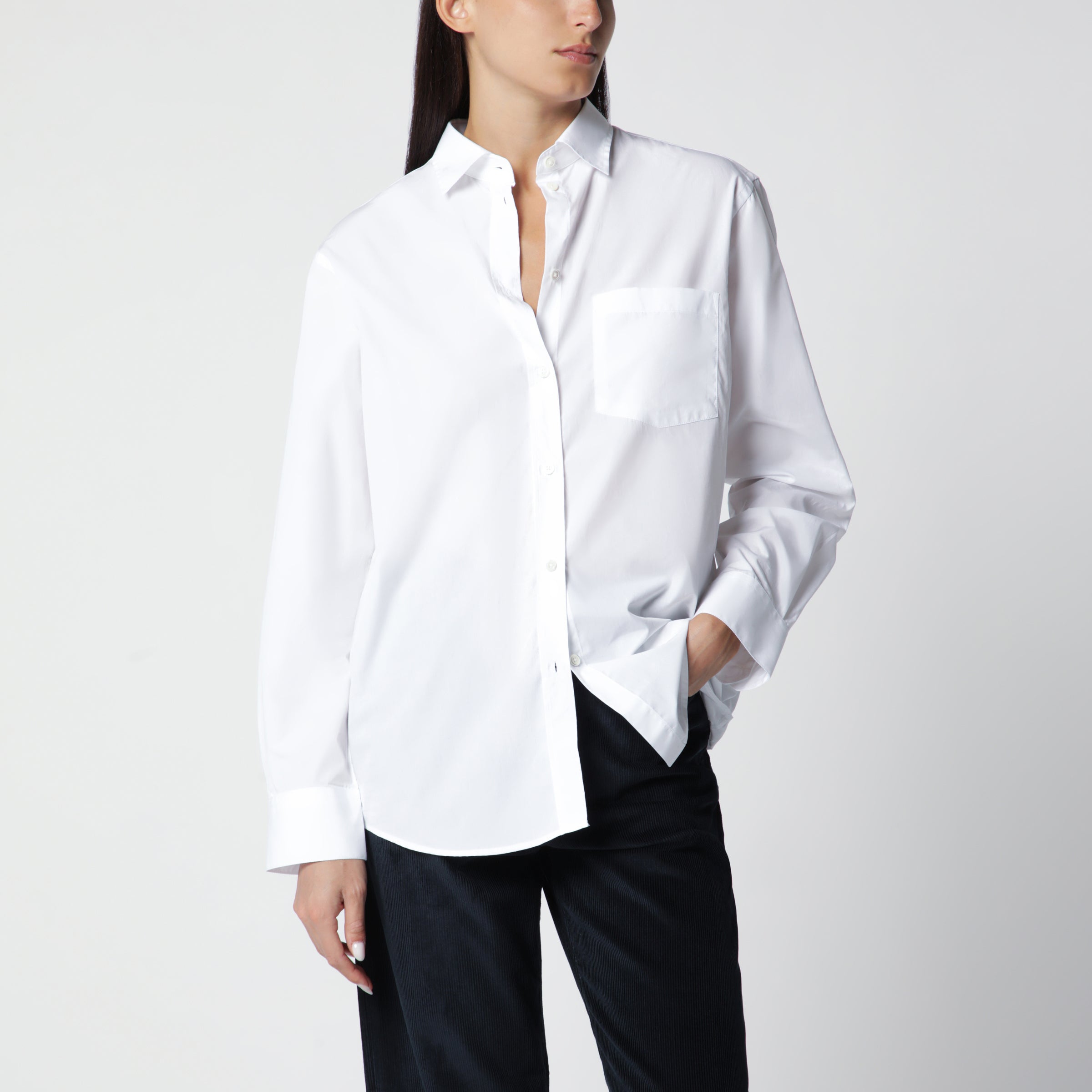 Optic White Cotton Shirt