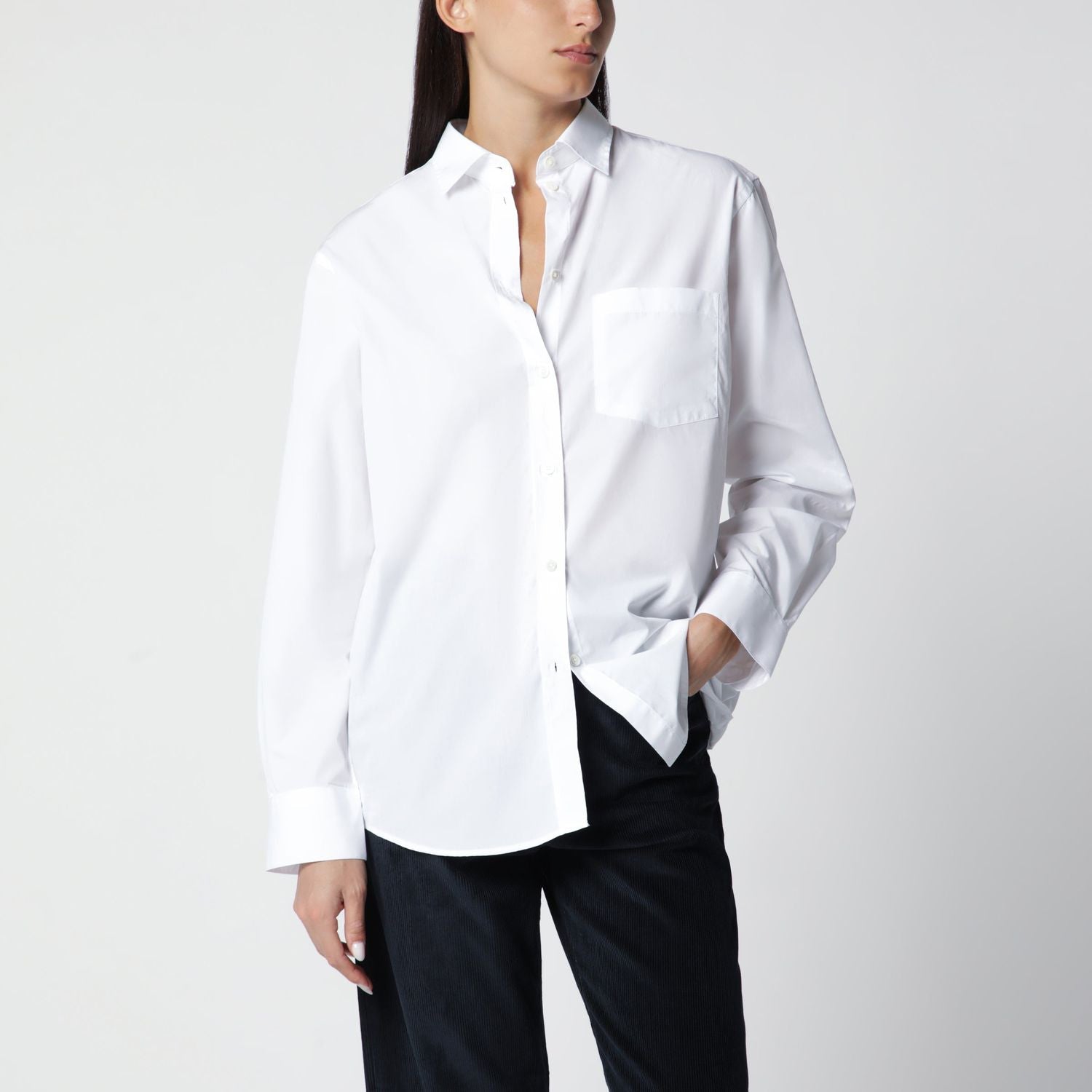 Optic White Cotton Shirt