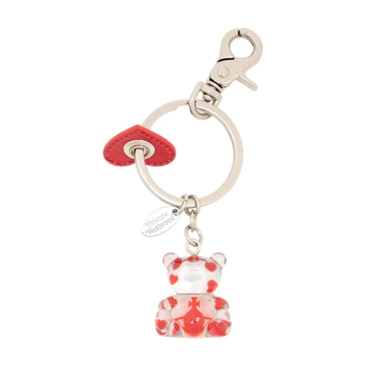 Vivienne Westwood Teddy Resin Keychain In Red