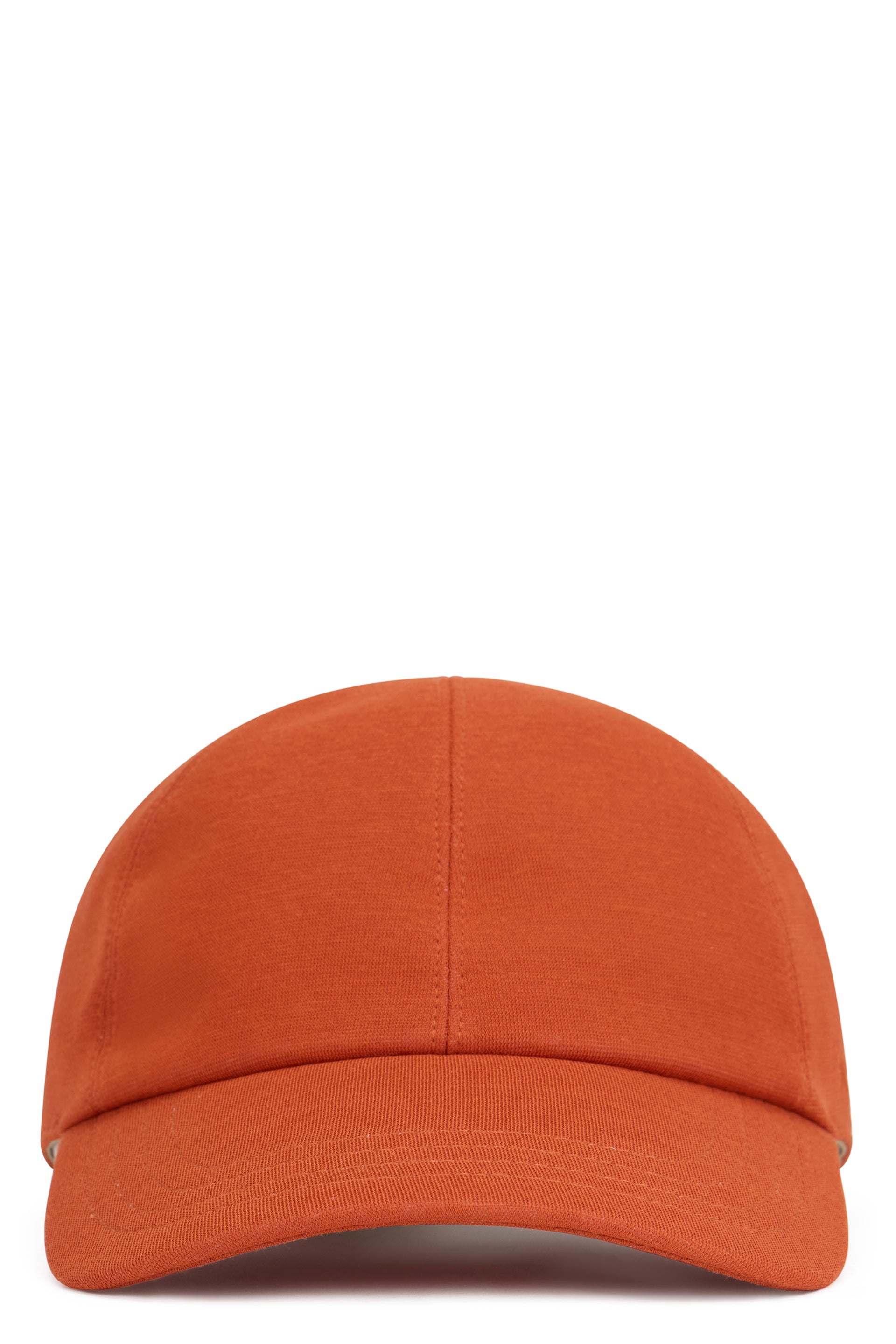 Cap With Visor In Cotton Jersey