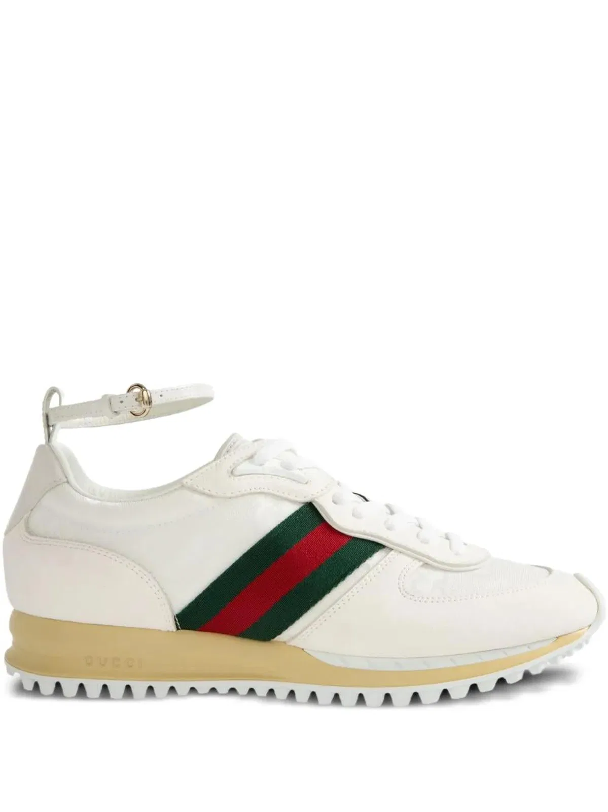 Gucci White Leather Sneakers