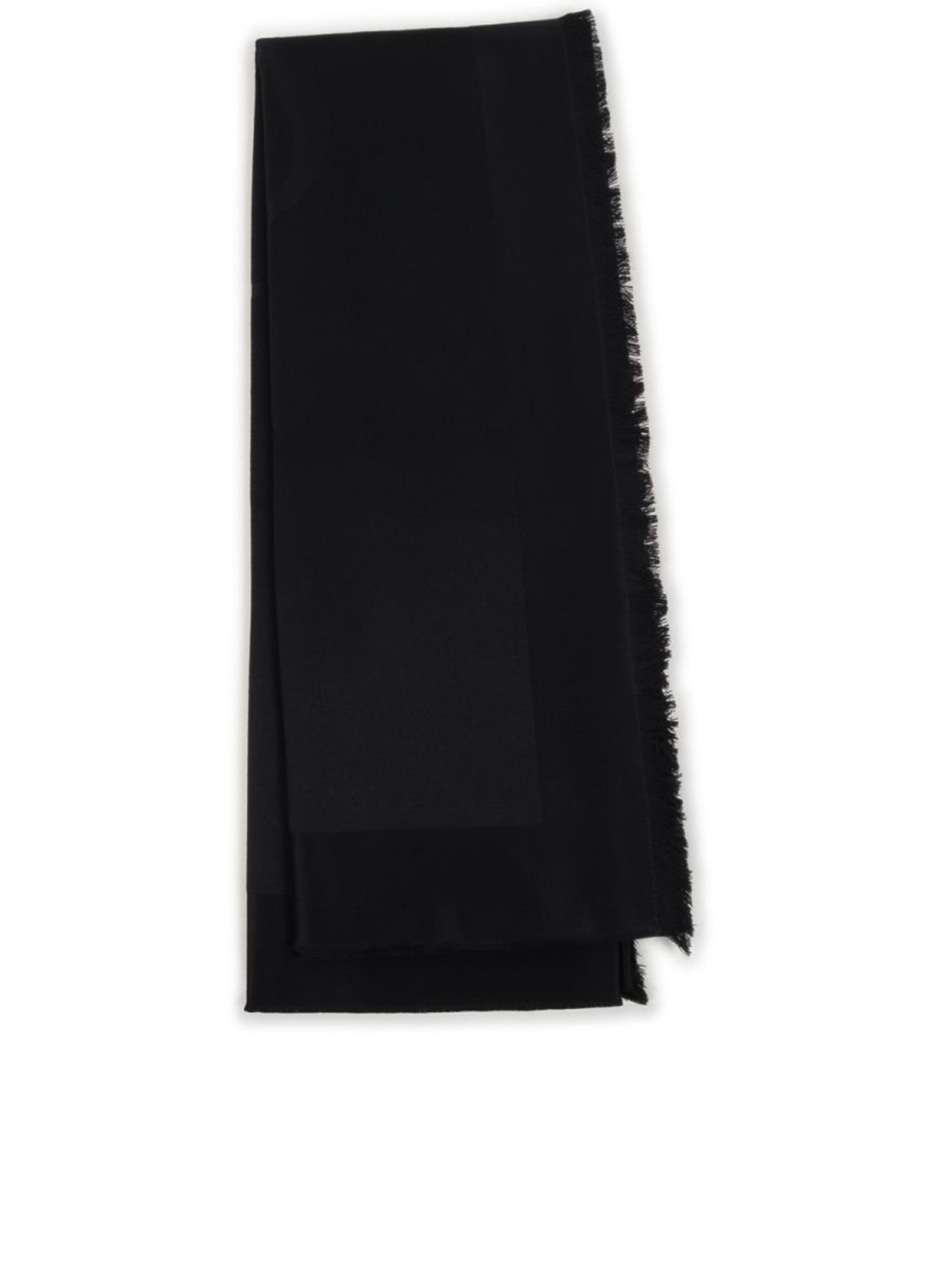 Black Wool Foulards