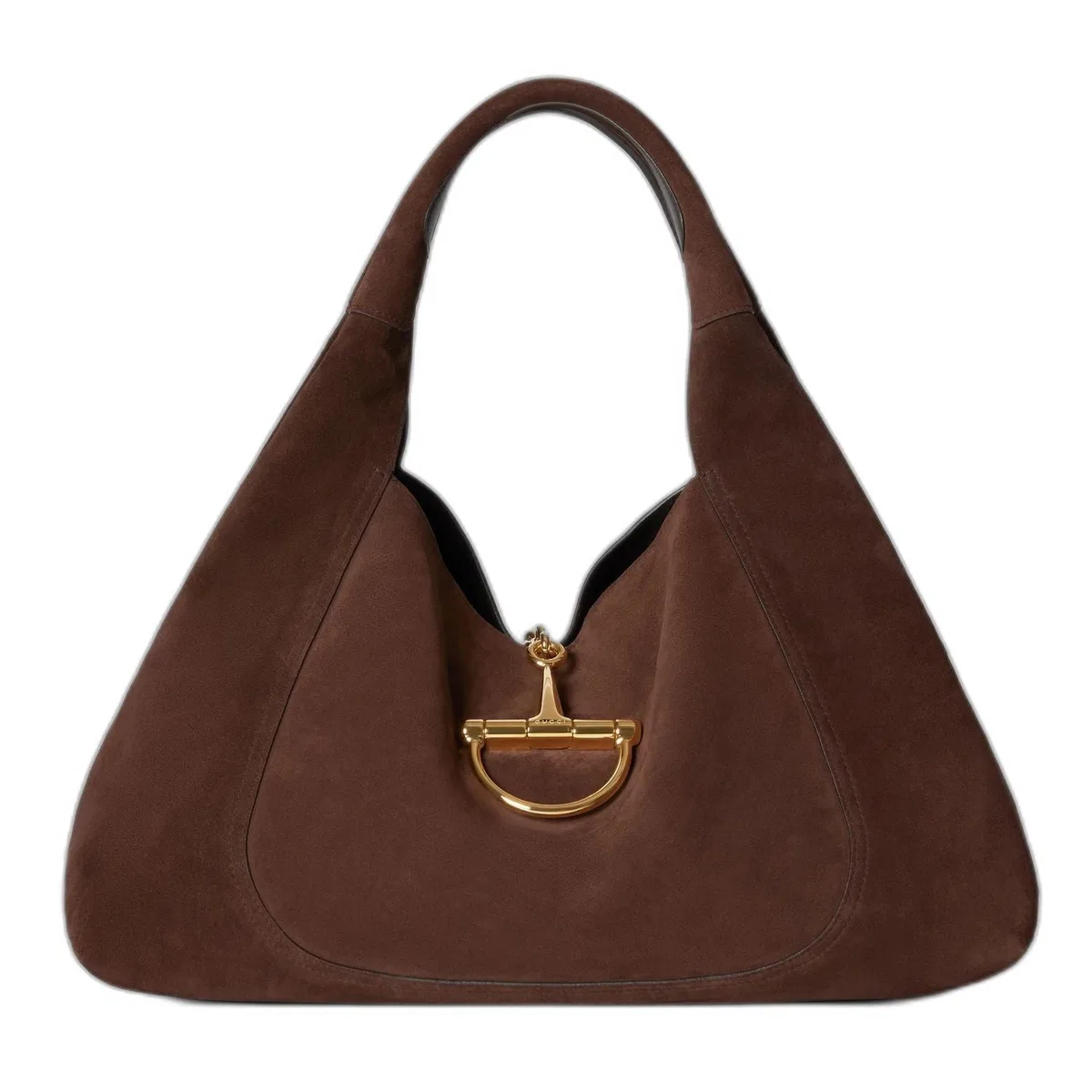 Gucci Softbit Shoulder Bag Size Maxi In Brown