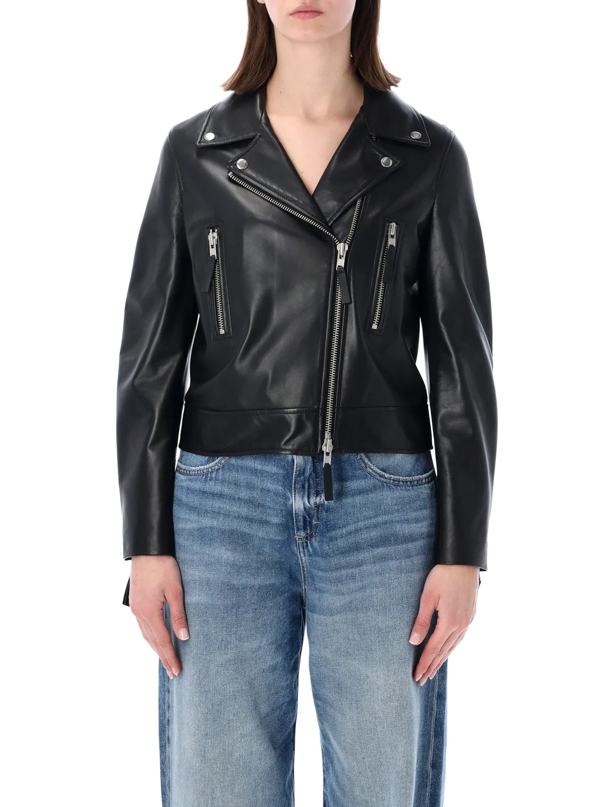 Classic Biker Leather Jacket