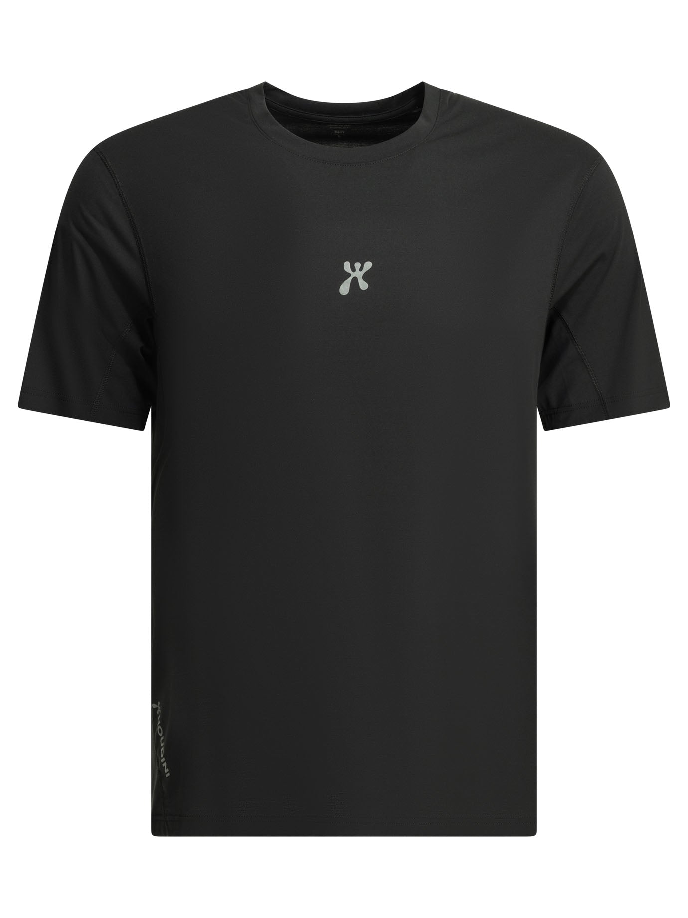 Pace Air Message Black Recycled Polyester Crewneck T-Shirt