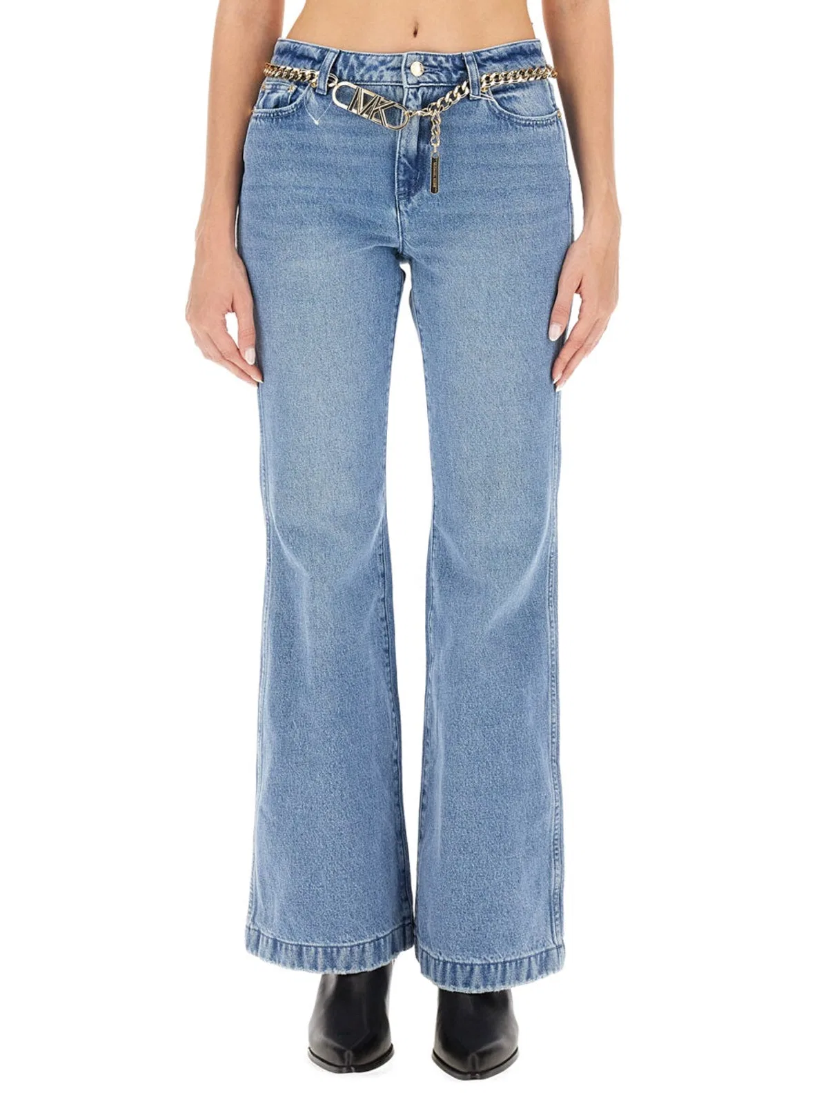 Michael Michael Kors Michael By Michael Kors Flare Fit Jeans In Blue