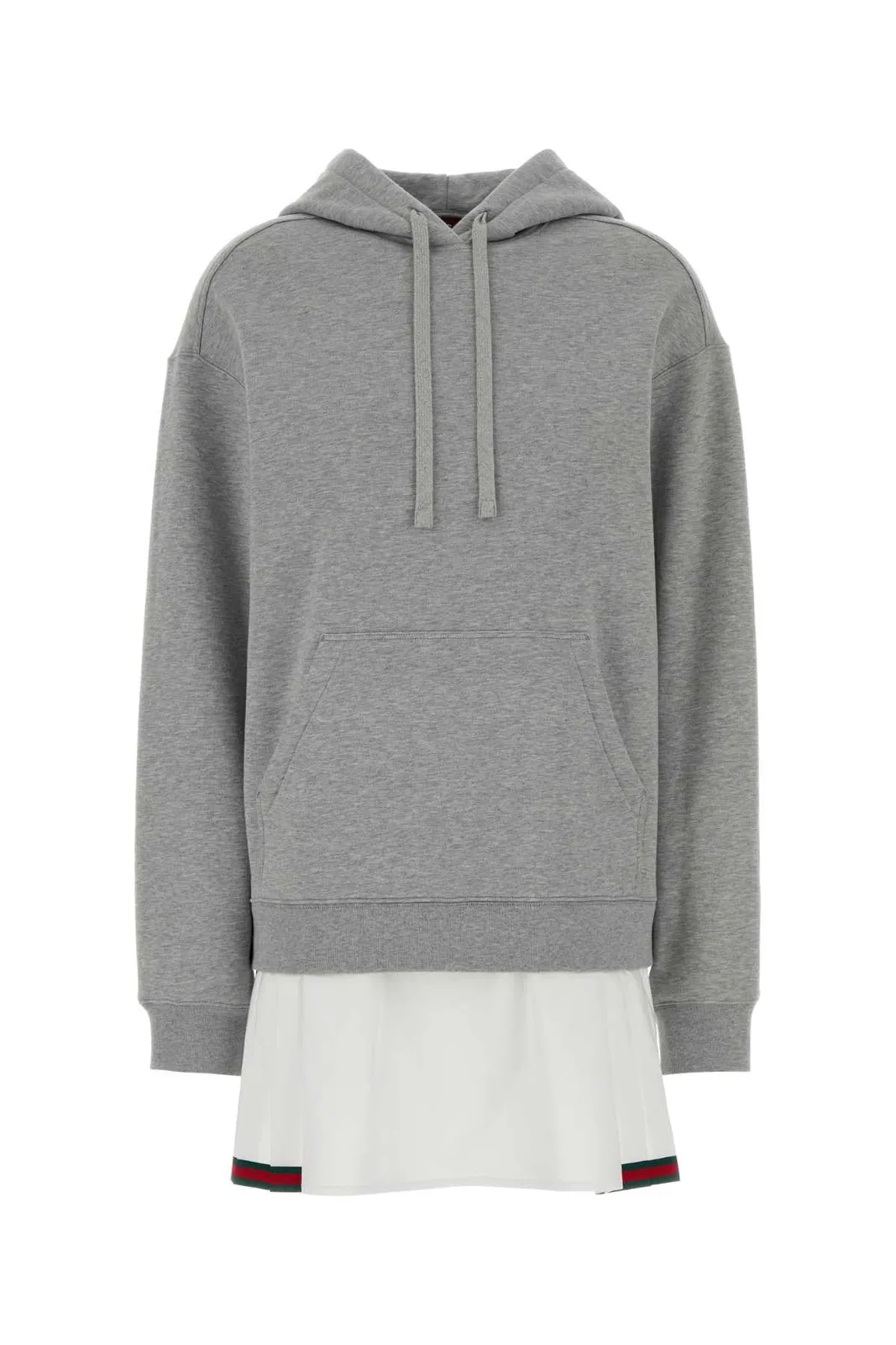 Gucci Grey Cotton Sweatshirt Dress