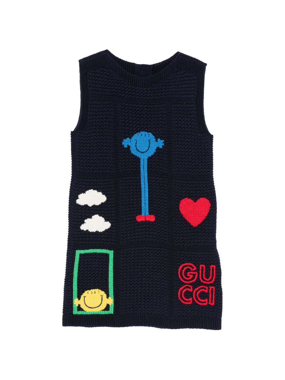 Kids Gucci Kids Black Cotton Dresses.
