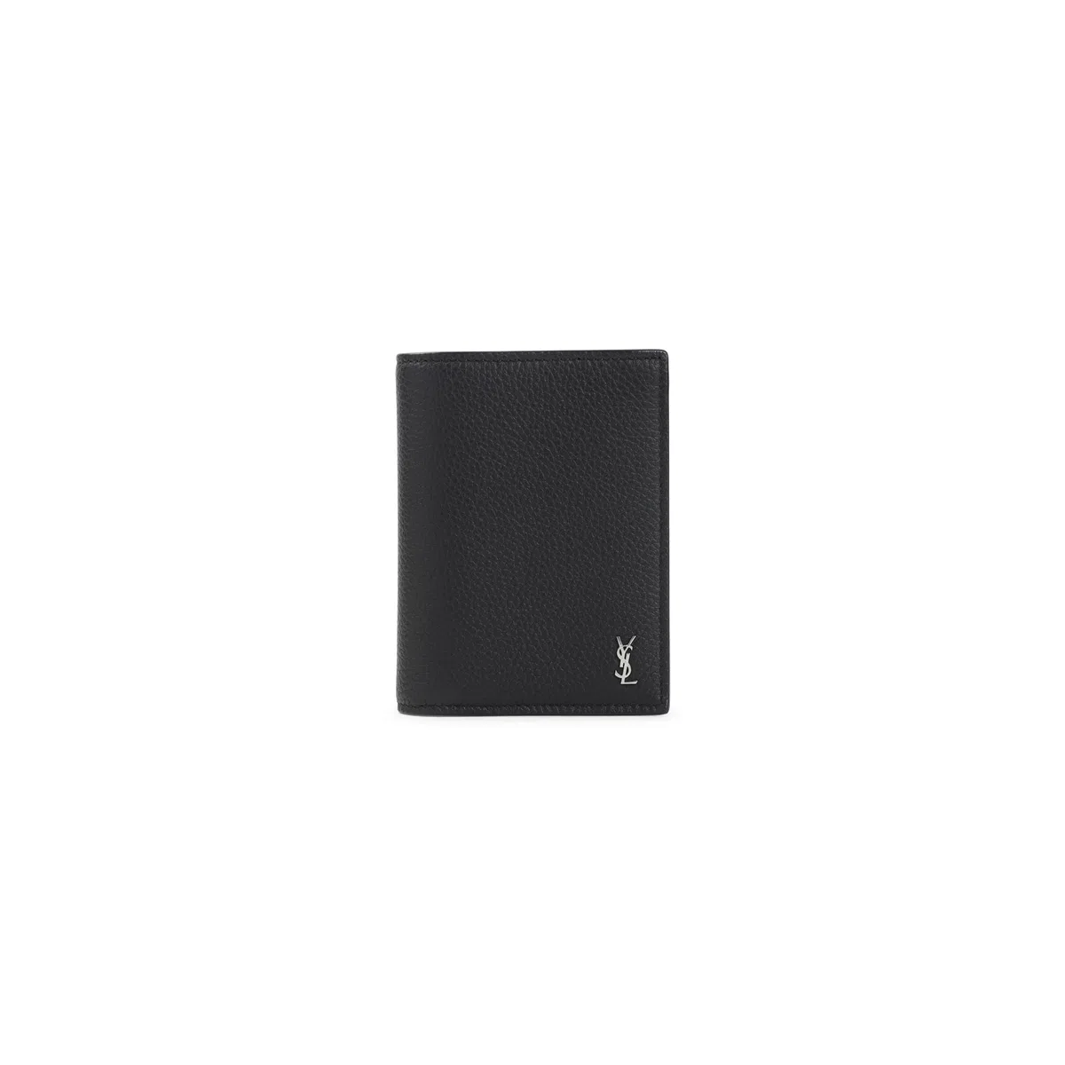 Black Leather Cassandre Card Holder