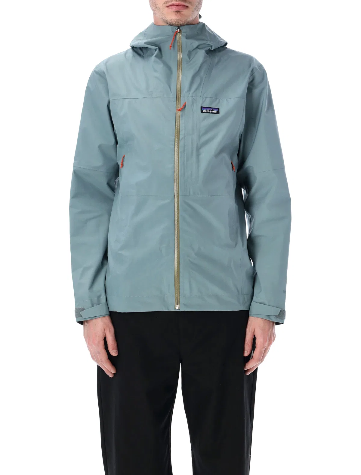 Patagonia Waterproof 3-layer Boulder Fork Jacket With Adjustable Features In Blue