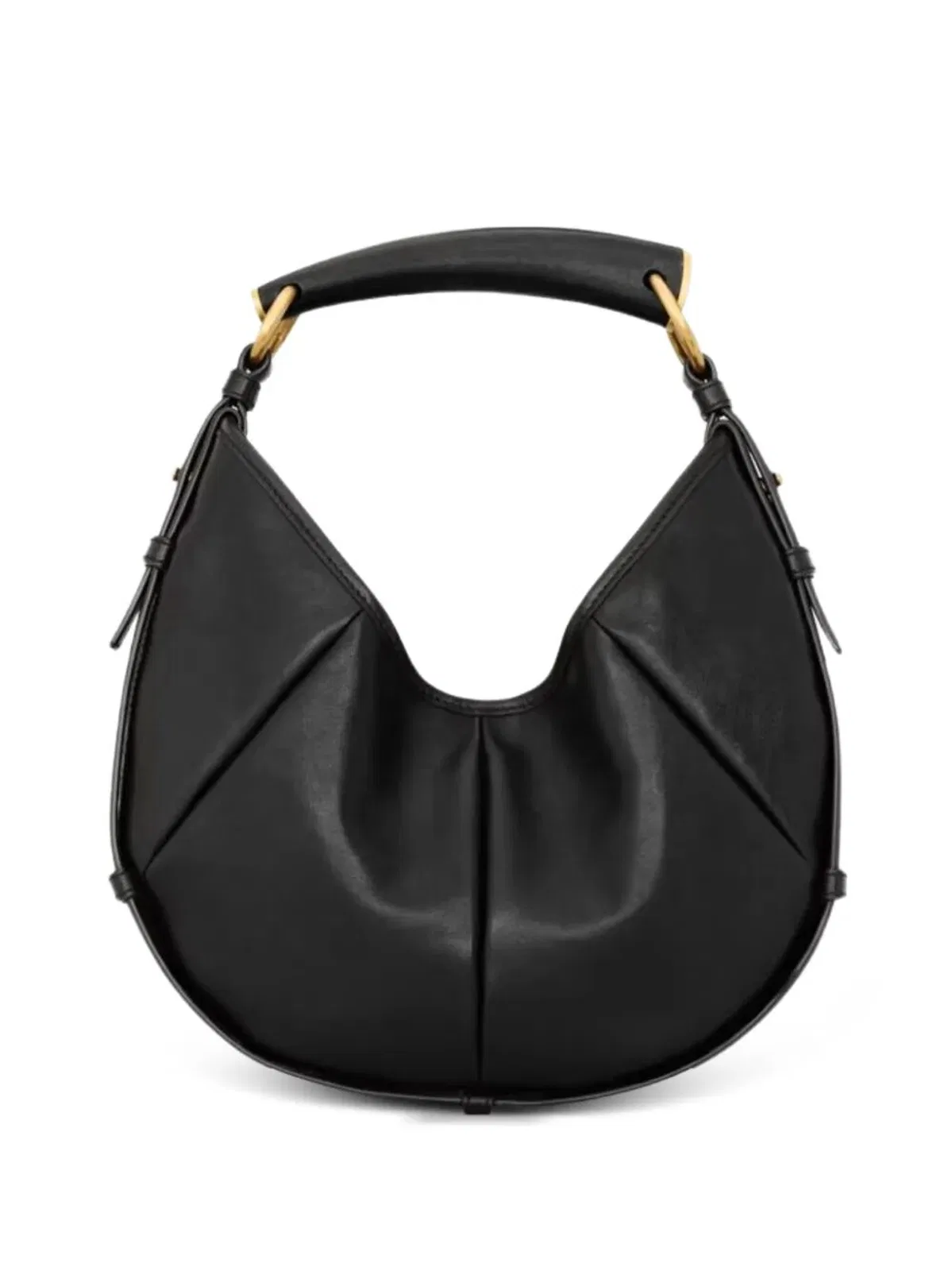 Saint Laurent Black Leather Small Mombasa Shoulder Bag