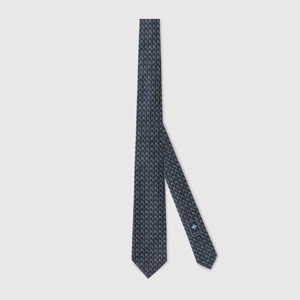 Gg Silk Jacquard Tie
