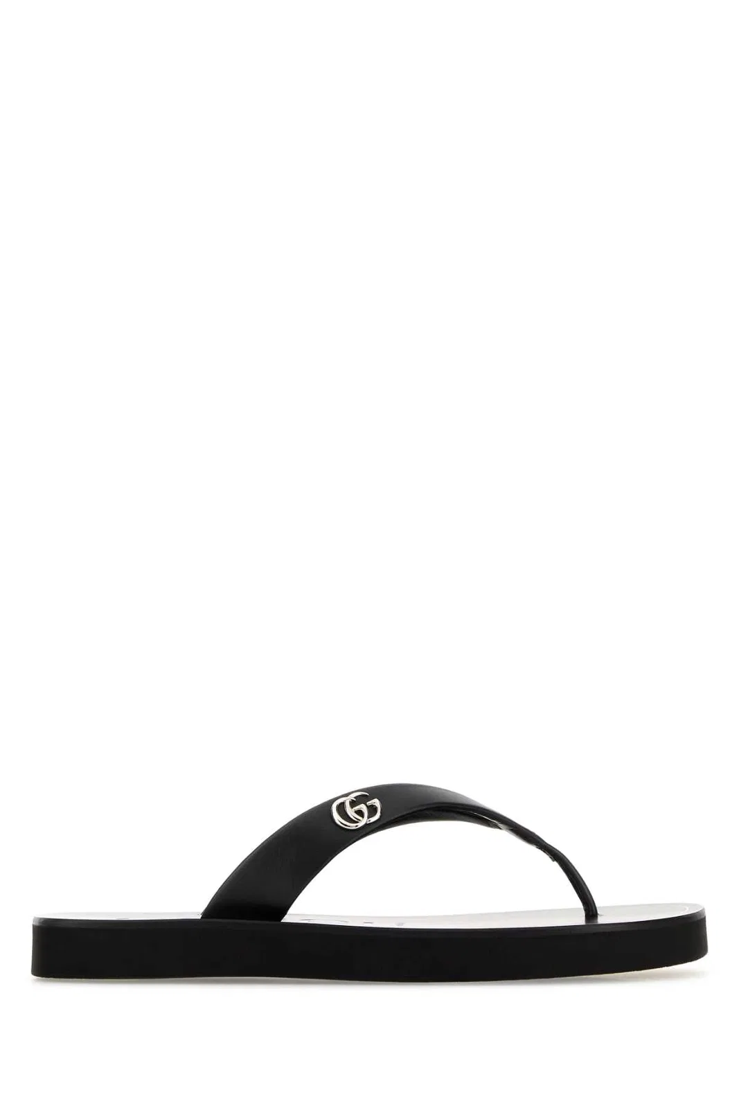 Gucci Flip-flops With Double G In Black