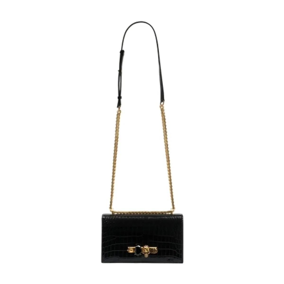 Alexander Mcqueen Jewelled Satchel Crossbody
