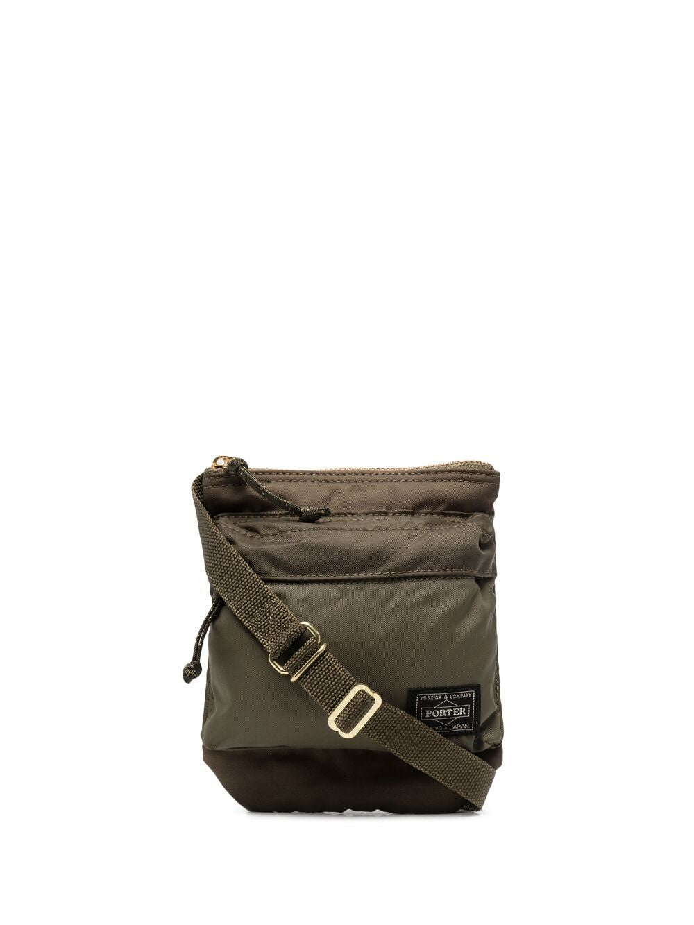Green Nylon Shoulder Bag